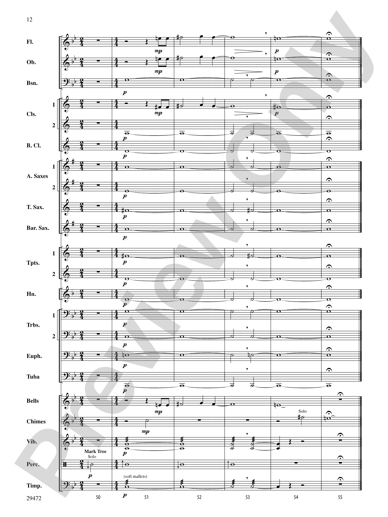 Then I Saw the Lucent Sky: Concert Band Conductor Score & Parts