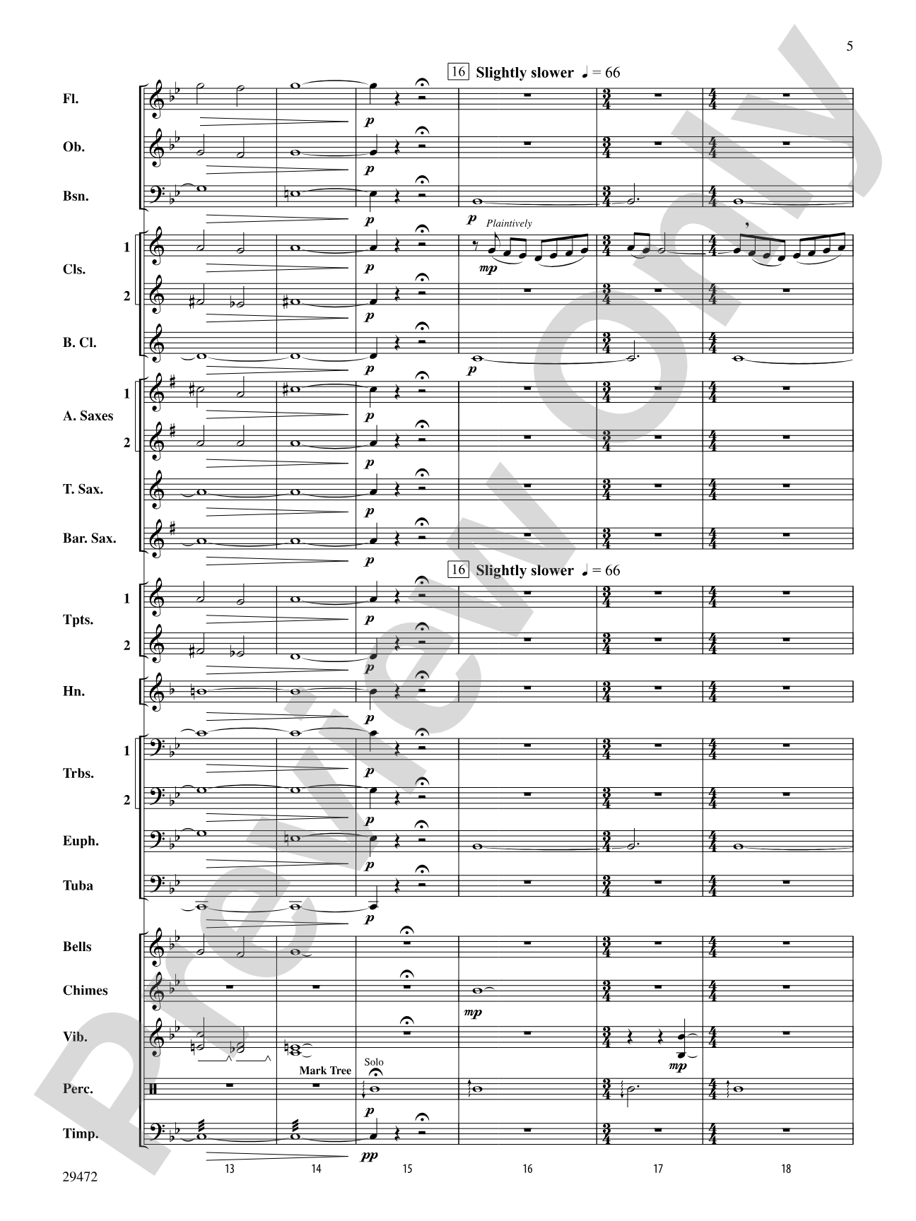 Then I Saw the Lucent Sky: Concert Band Conductor Score & Parts