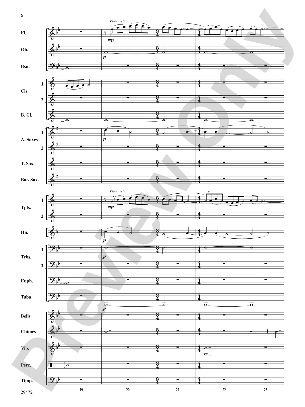 Then I Saw the Lucent Sky: Concert Band Conductor Score & Parts