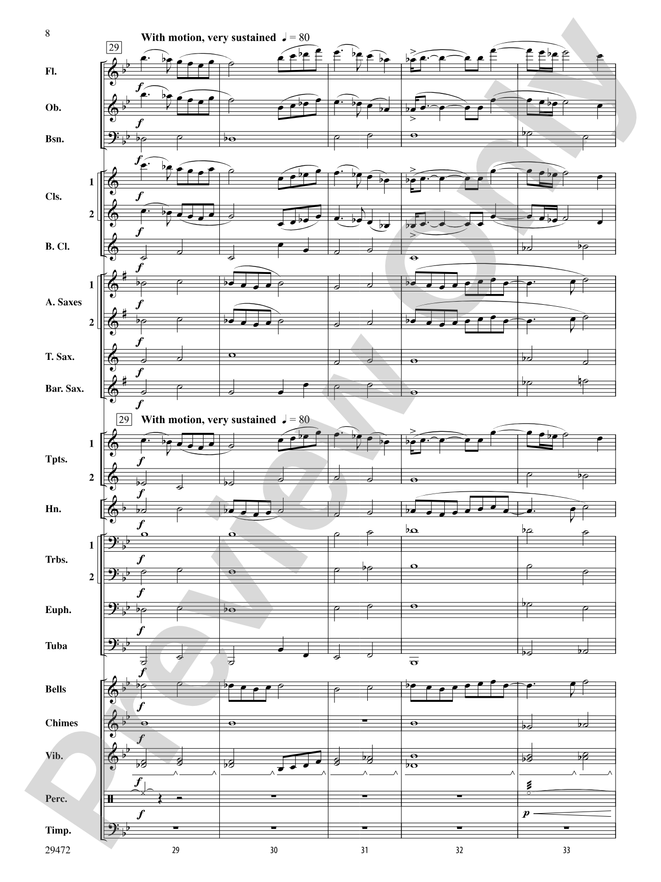 Then I Saw the Lucent Sky: Concert Band Conductor Score & Parts