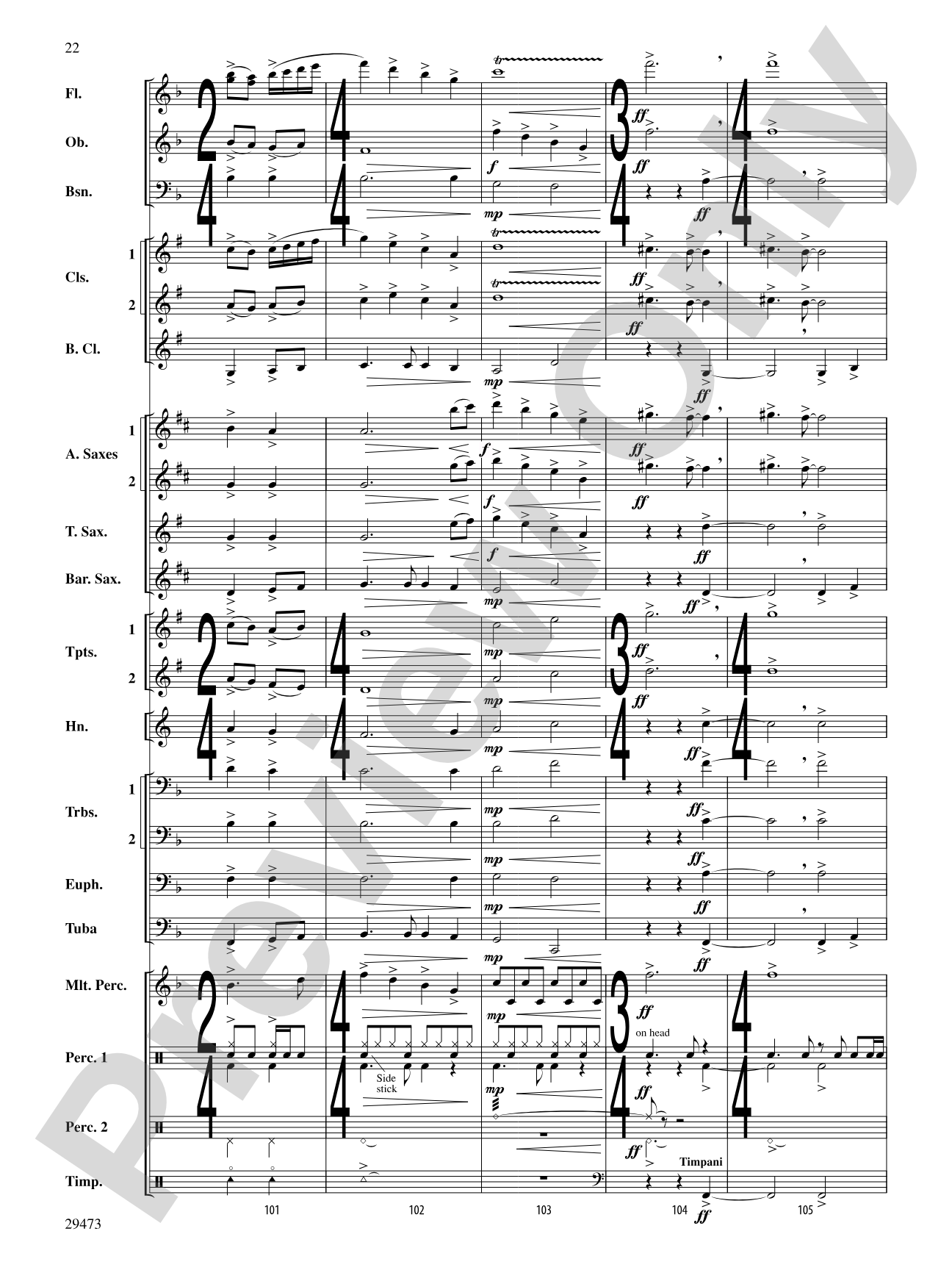 Companions on the Journey: Concert Band Conductor Score & Parts