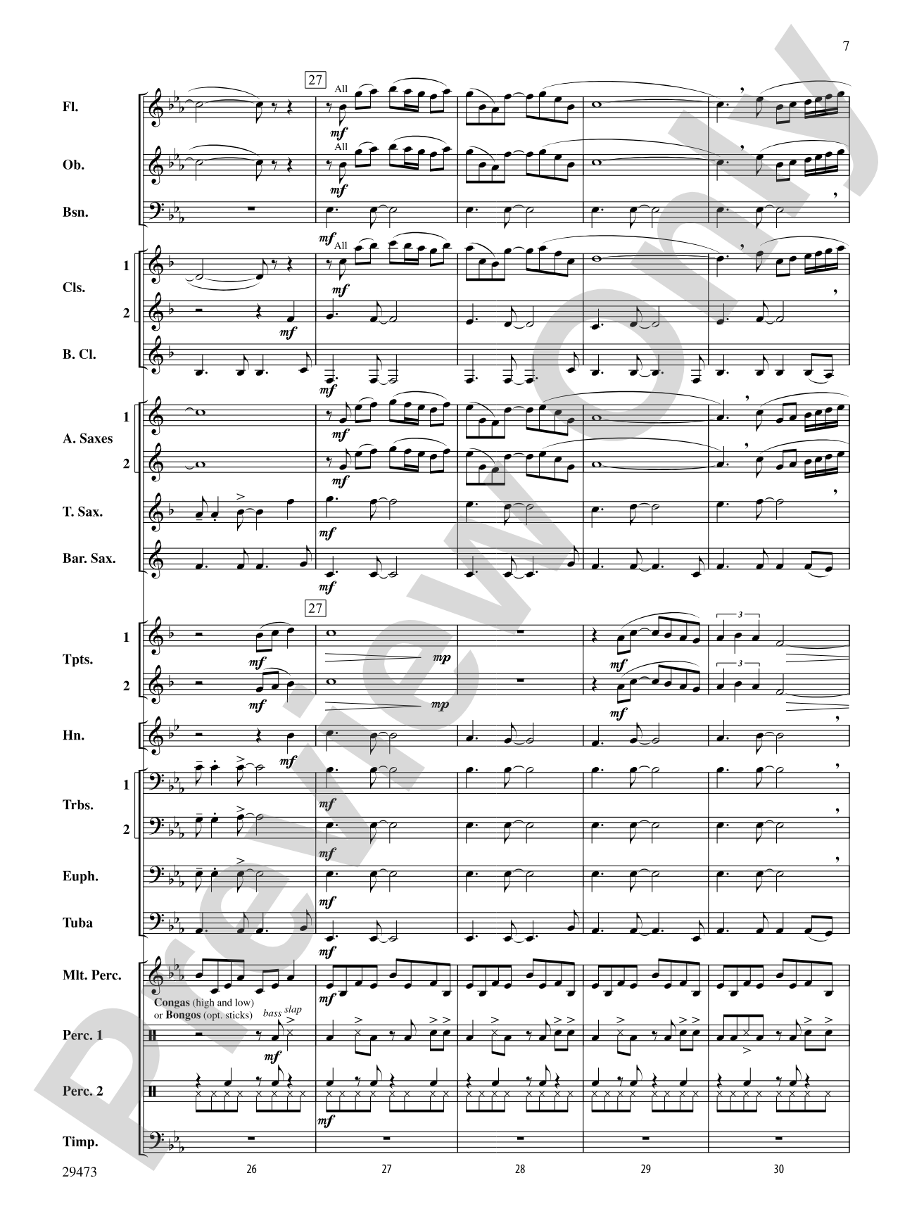 Companions on the Journey: Concert Band Conductor Score & Parts