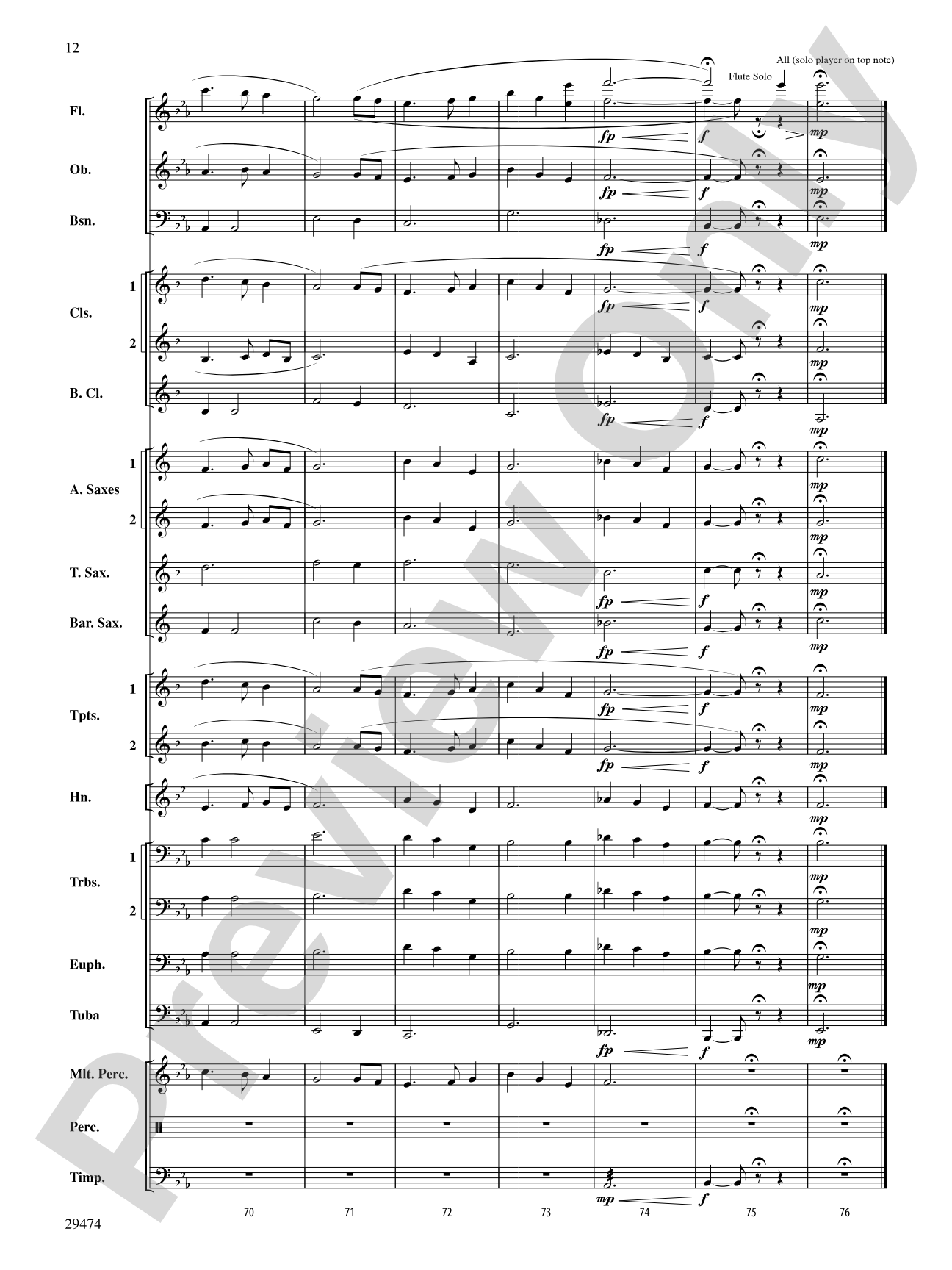 Remember: Concert Band Conductor Score & Parts