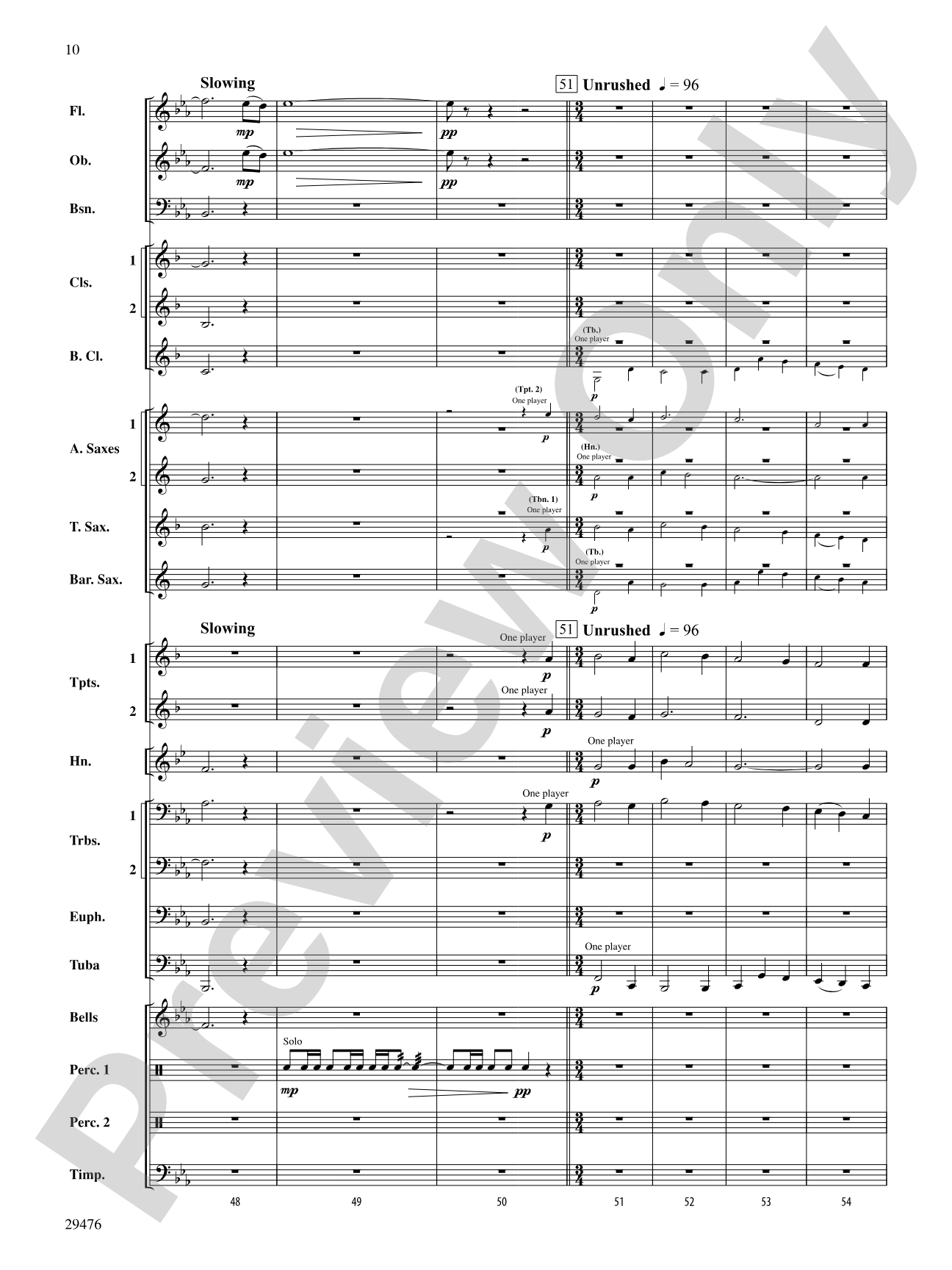 A Hero's Return: Concert Band Conductor Score & Parts