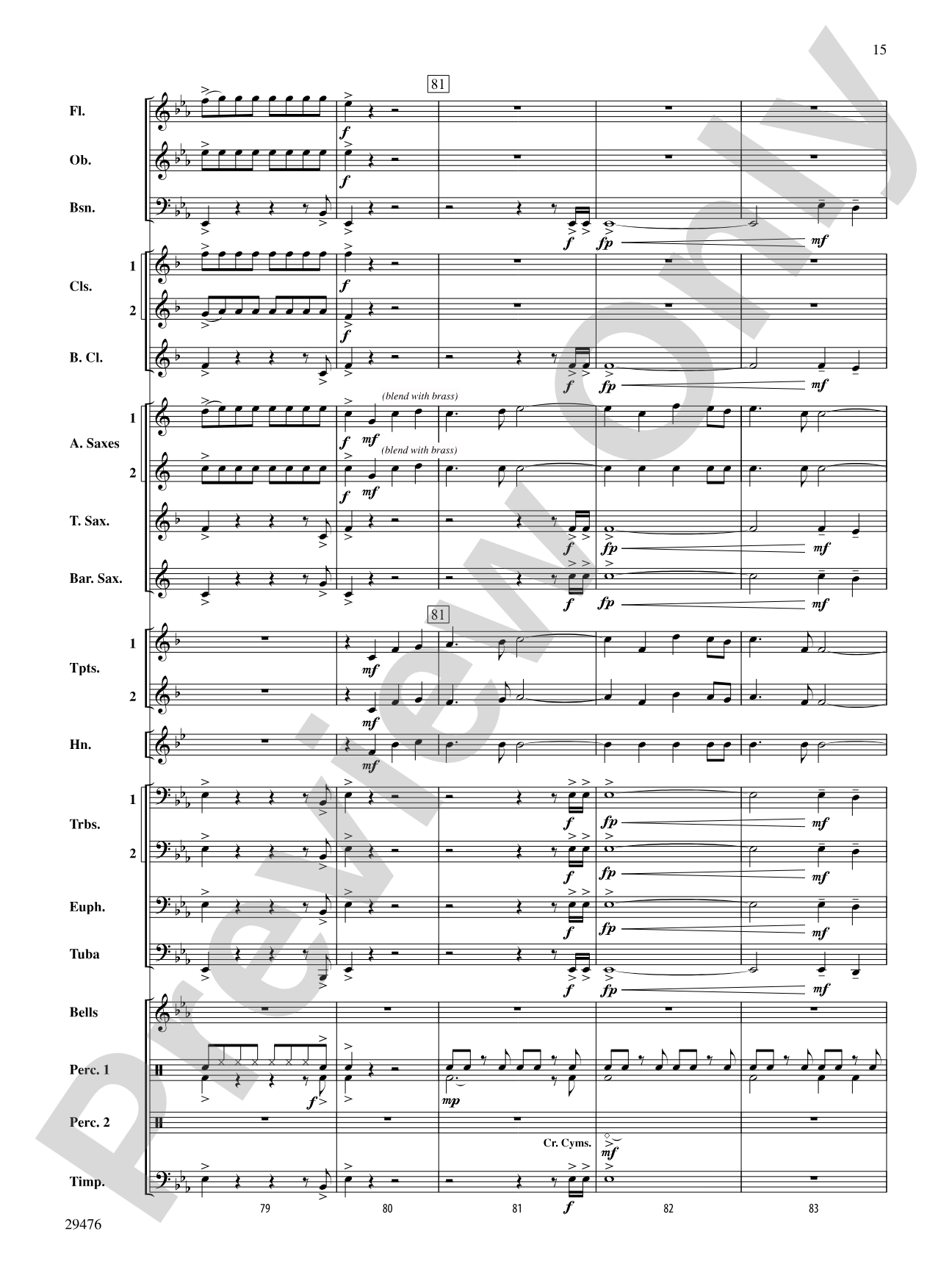 A Hero's Return: Concert Band Conductor Score & Parts