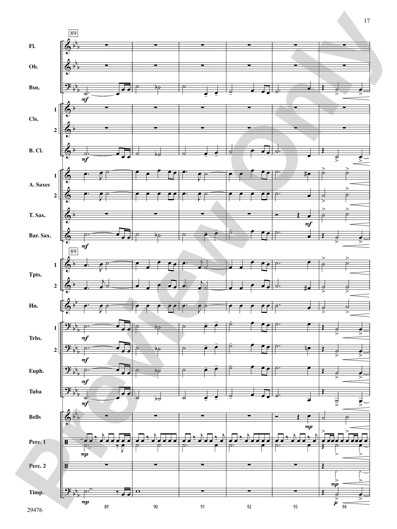 A Hero's Return: Concert Band Conductor Score & Parts