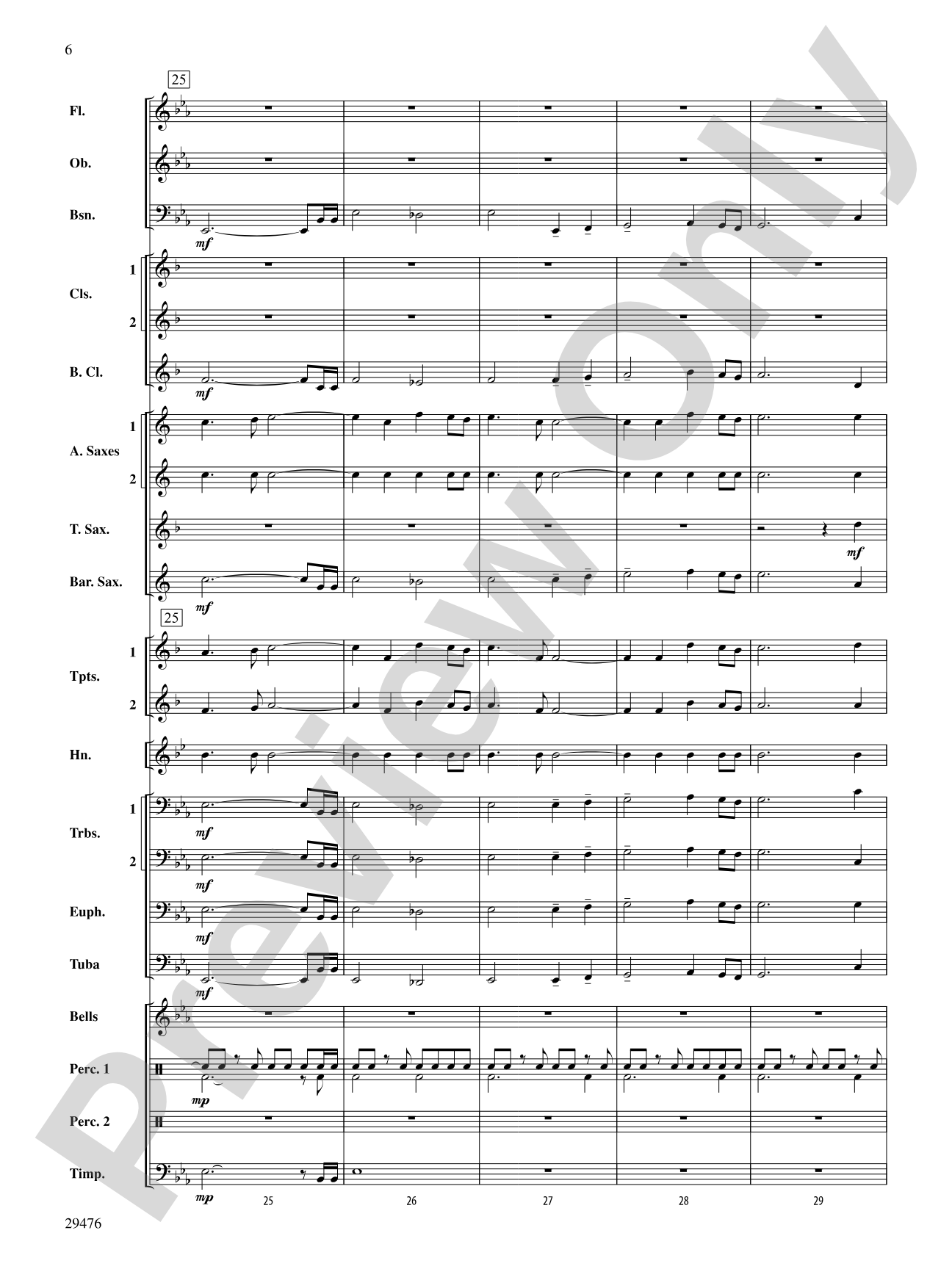 A Hero's Return: Concert Band Conductor Score & Parts