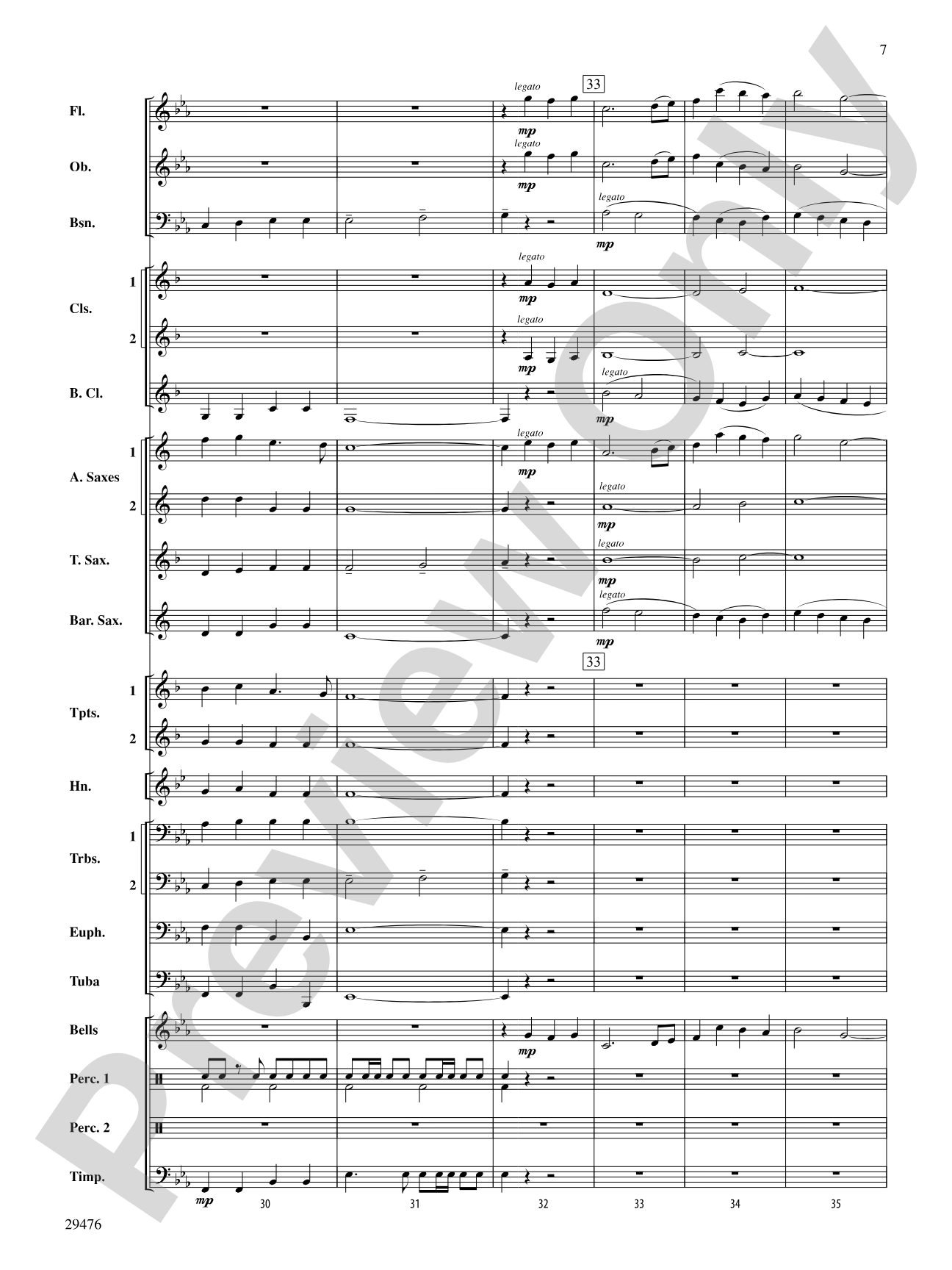 A Hero's Return: Concert Band Conductor Score & Parts