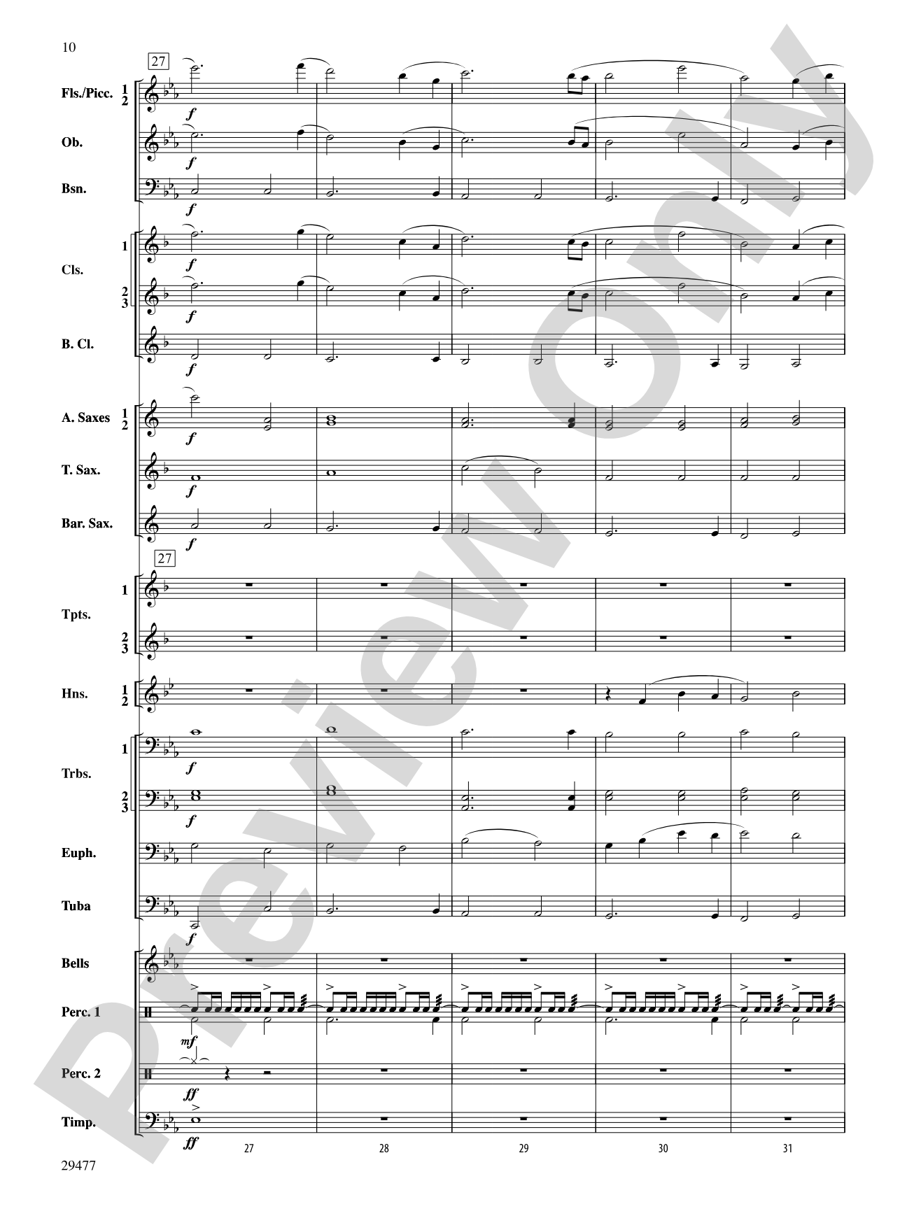 Flight of the Piasa: Concert Band Conductor Score & Parts