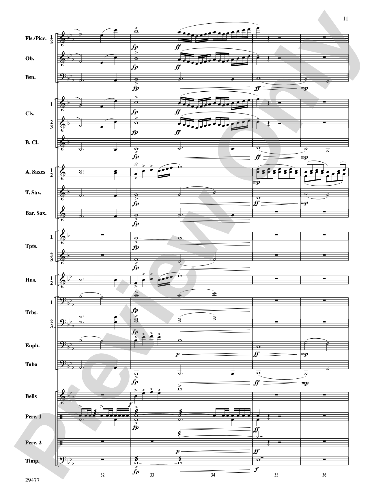 Flight of the Piasa: Concert Band Conductor Score & Parts