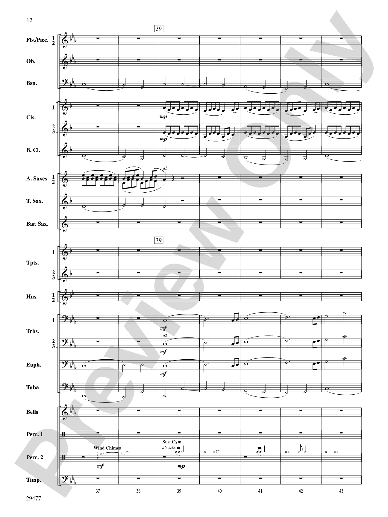 Flight of the Piasa: Concert Band Conductor Score & Parts