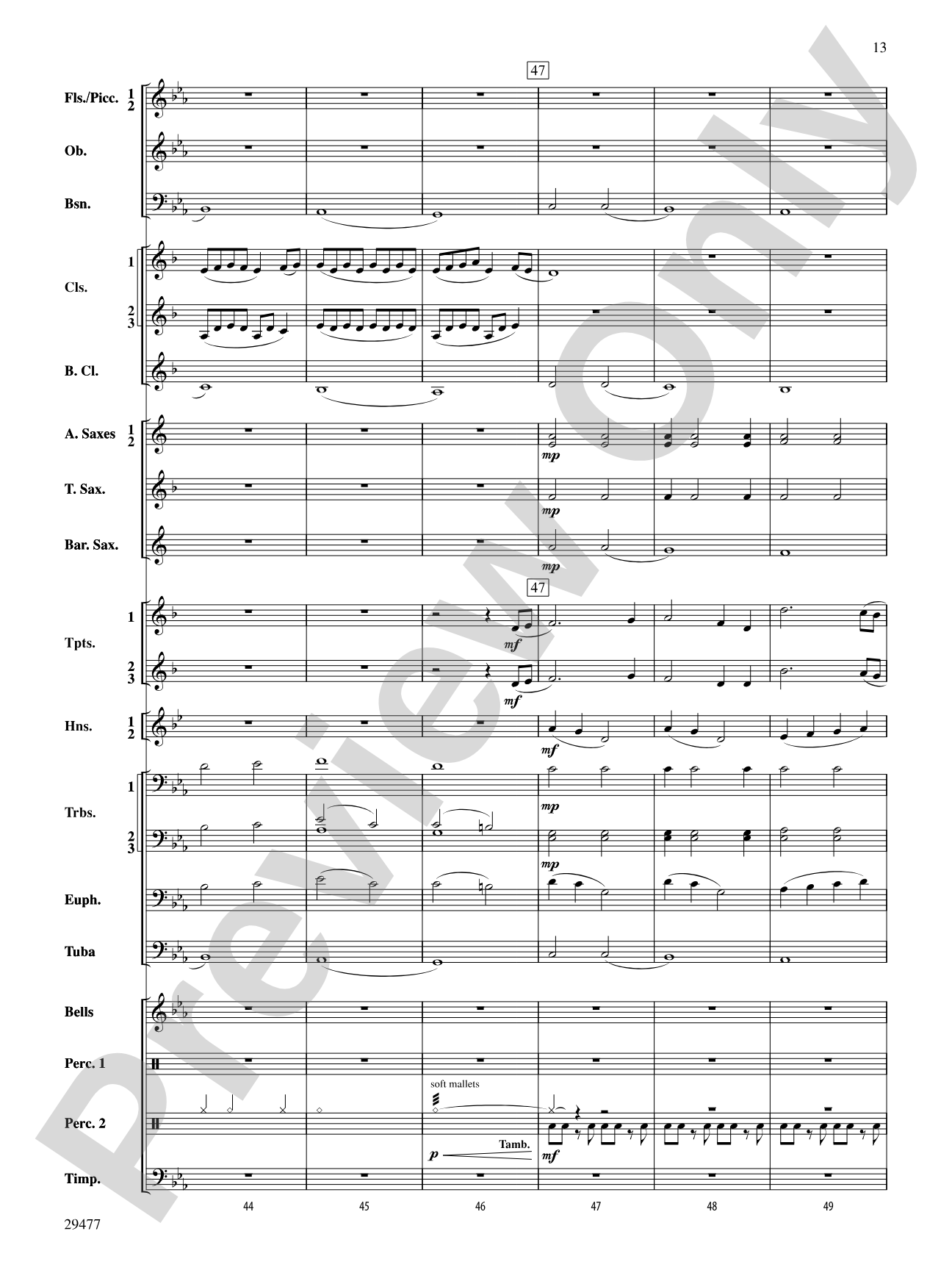 Flight of the Piasa: Concert Band Conductor Score & Parts