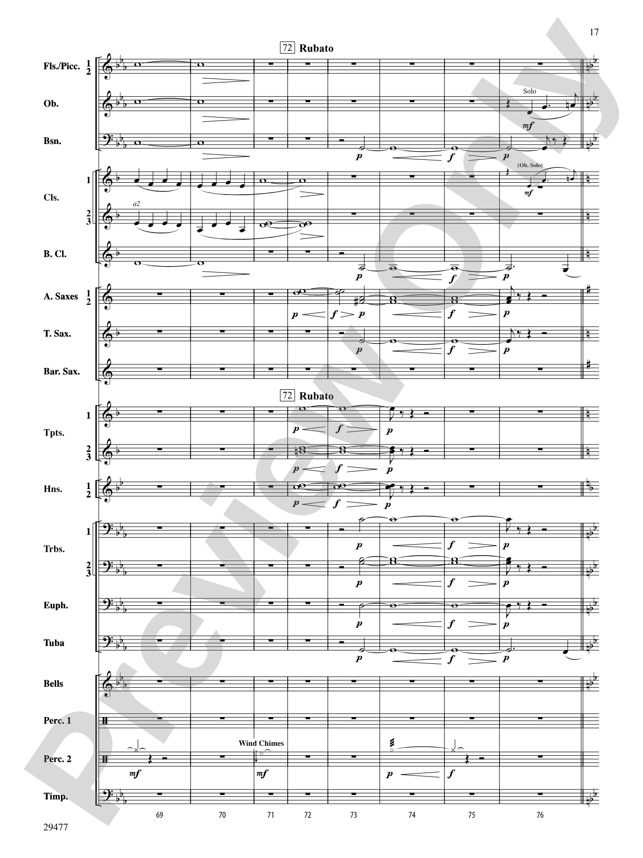 Flight of the Piasa: Concert Band Conductor Score & Parts