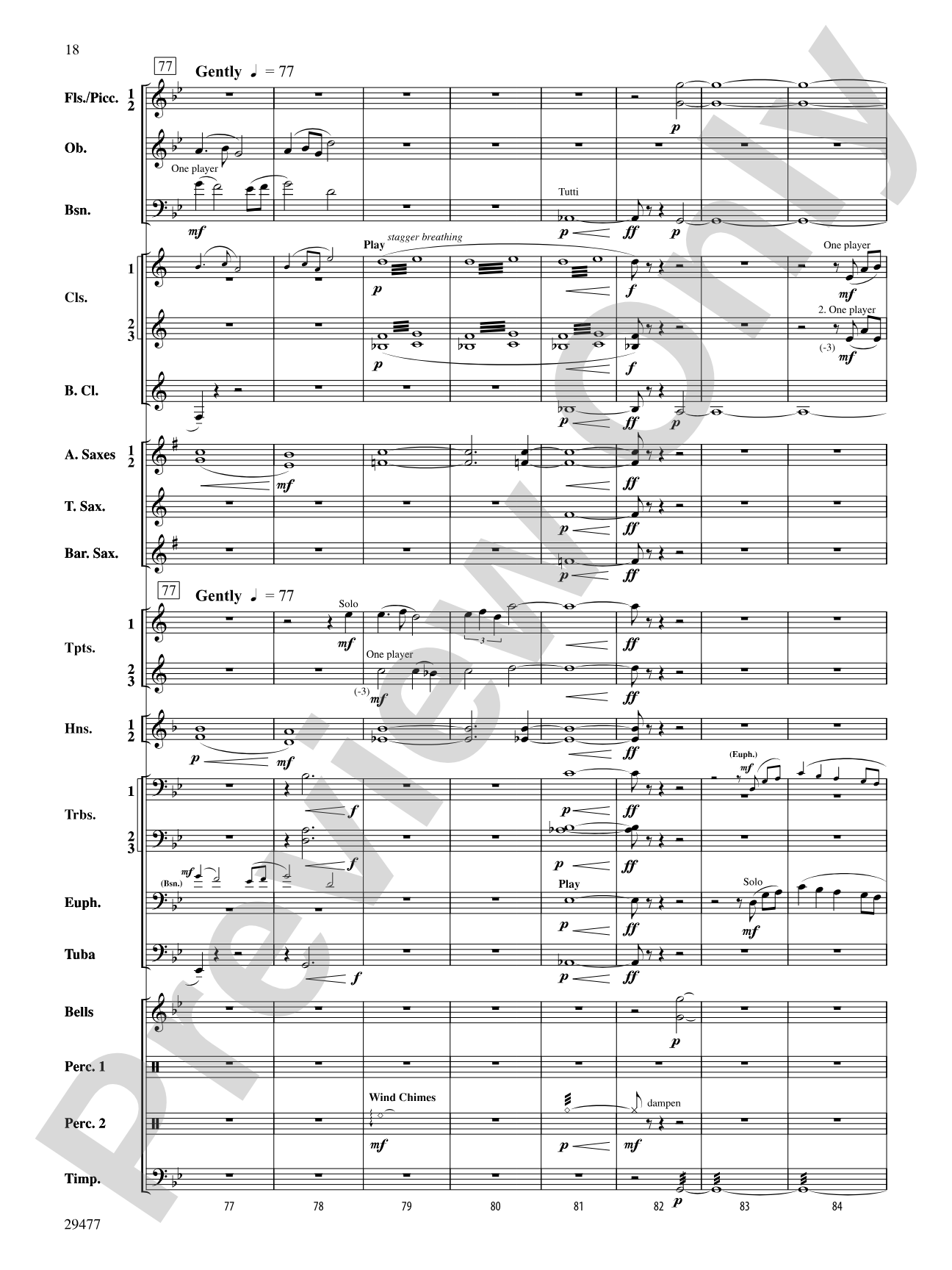 Flight of the Piasa: Concert Band Conductor Score & Parts