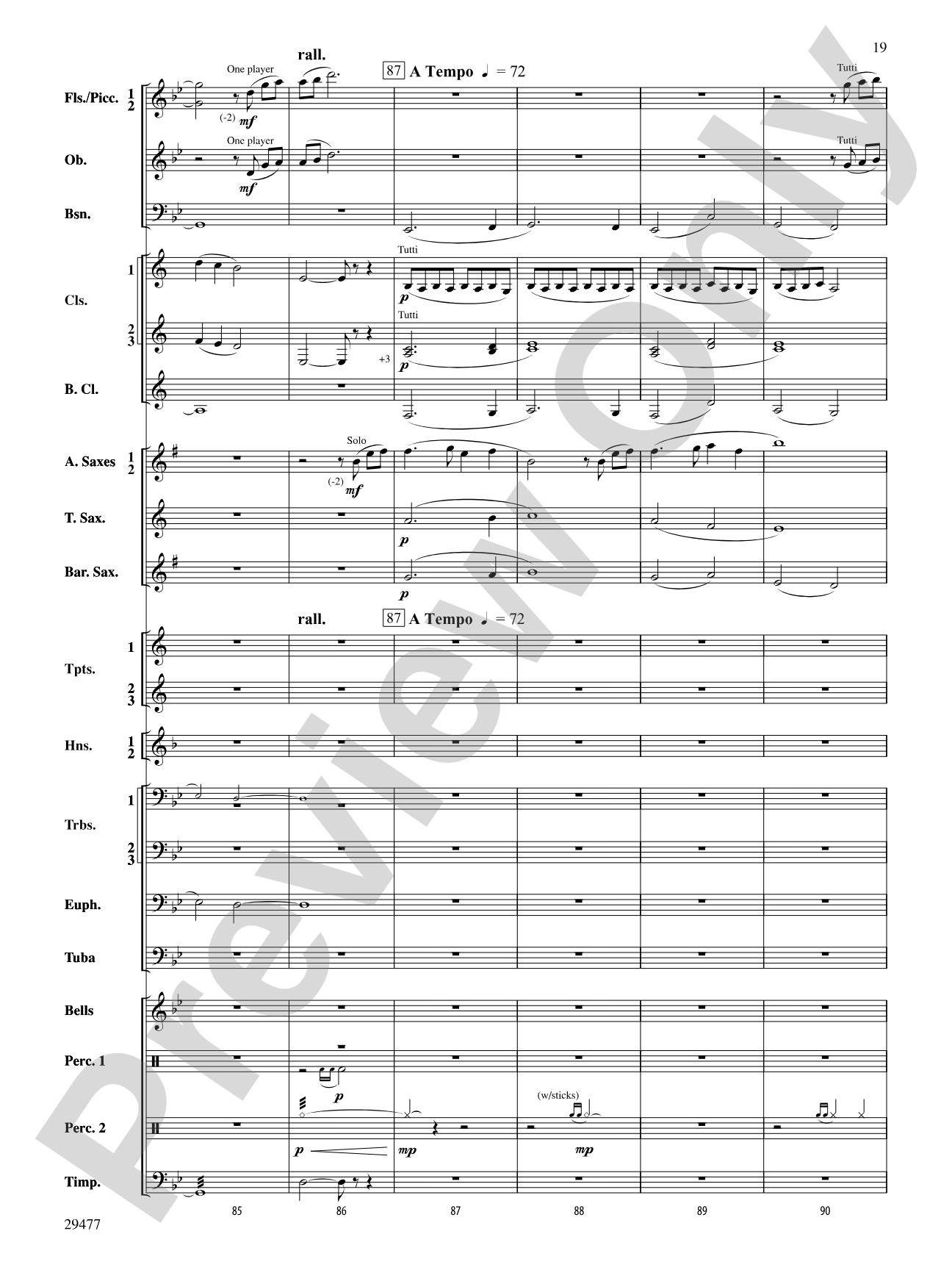 Flight of the Piasa: Concert Band Conductor Score & Parts