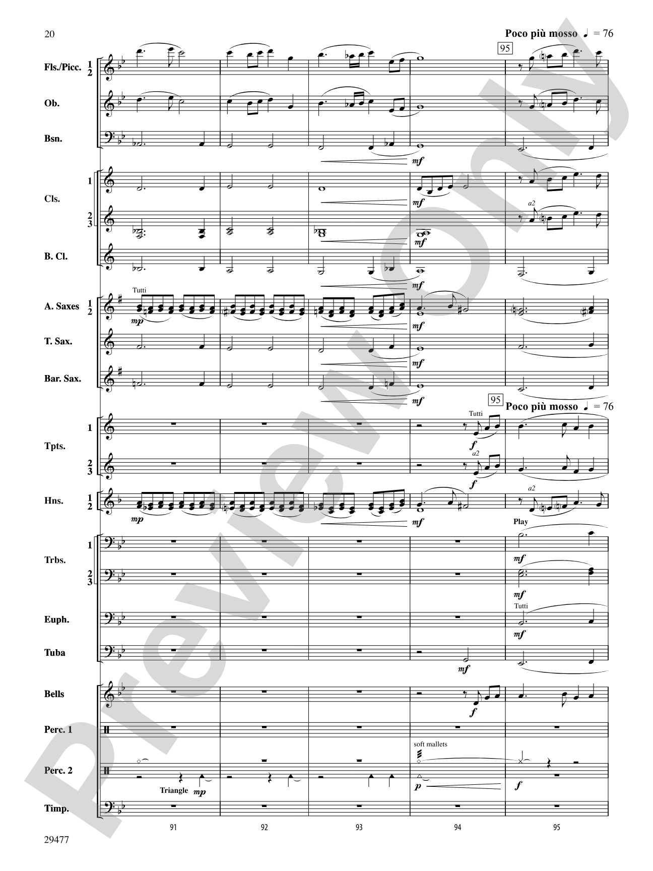 Flight of the Piasa: Concert Band Conductor Score & Parts