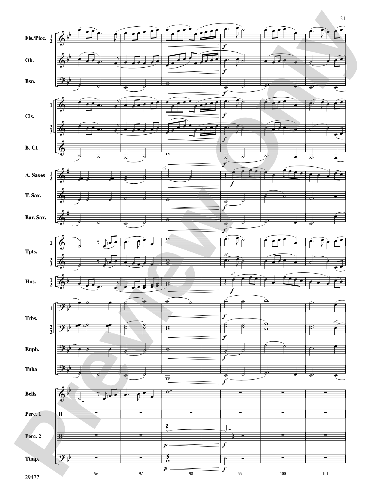 Flight of the Piasa: Concert Band Conductor Score & Parts