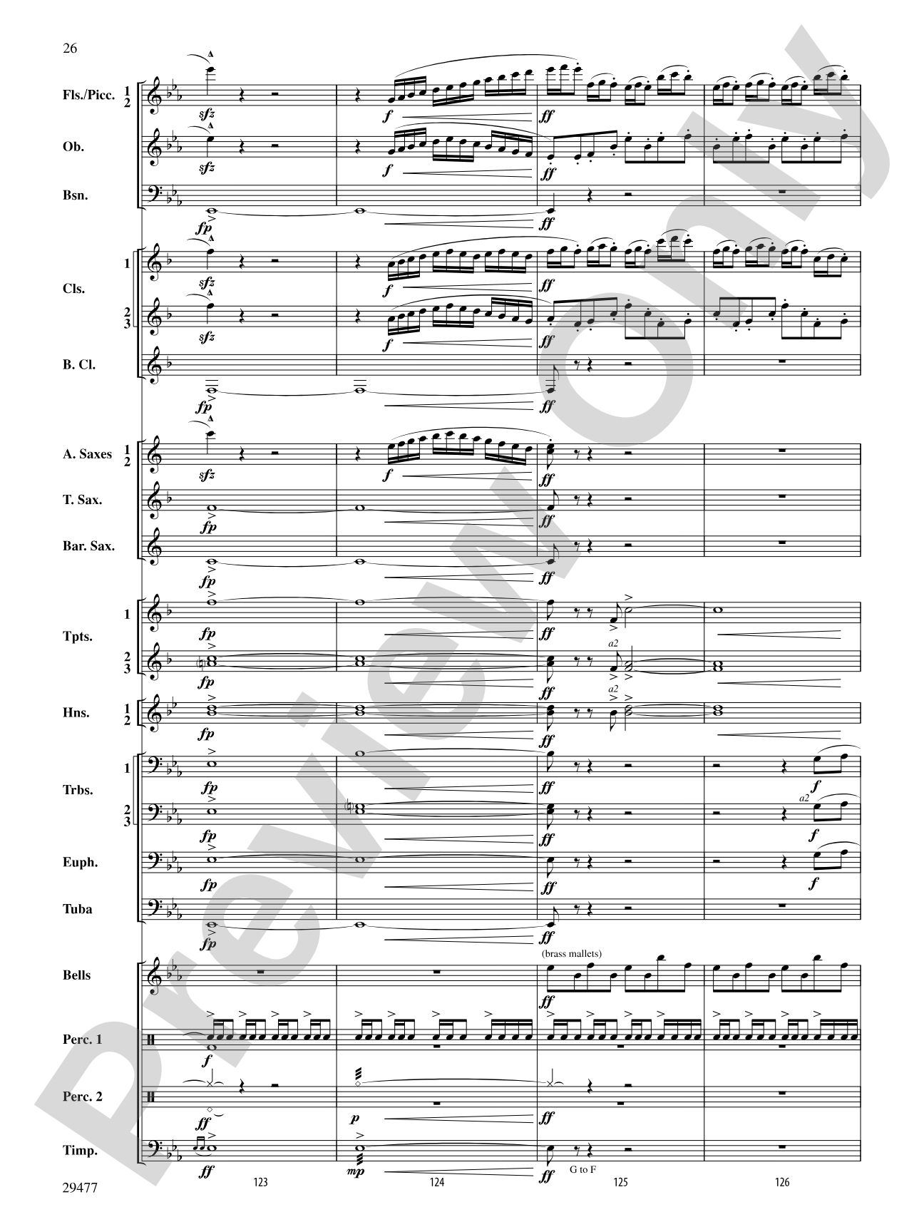 Flight of the Piasa: Concert Band Conductor Score & Parts
