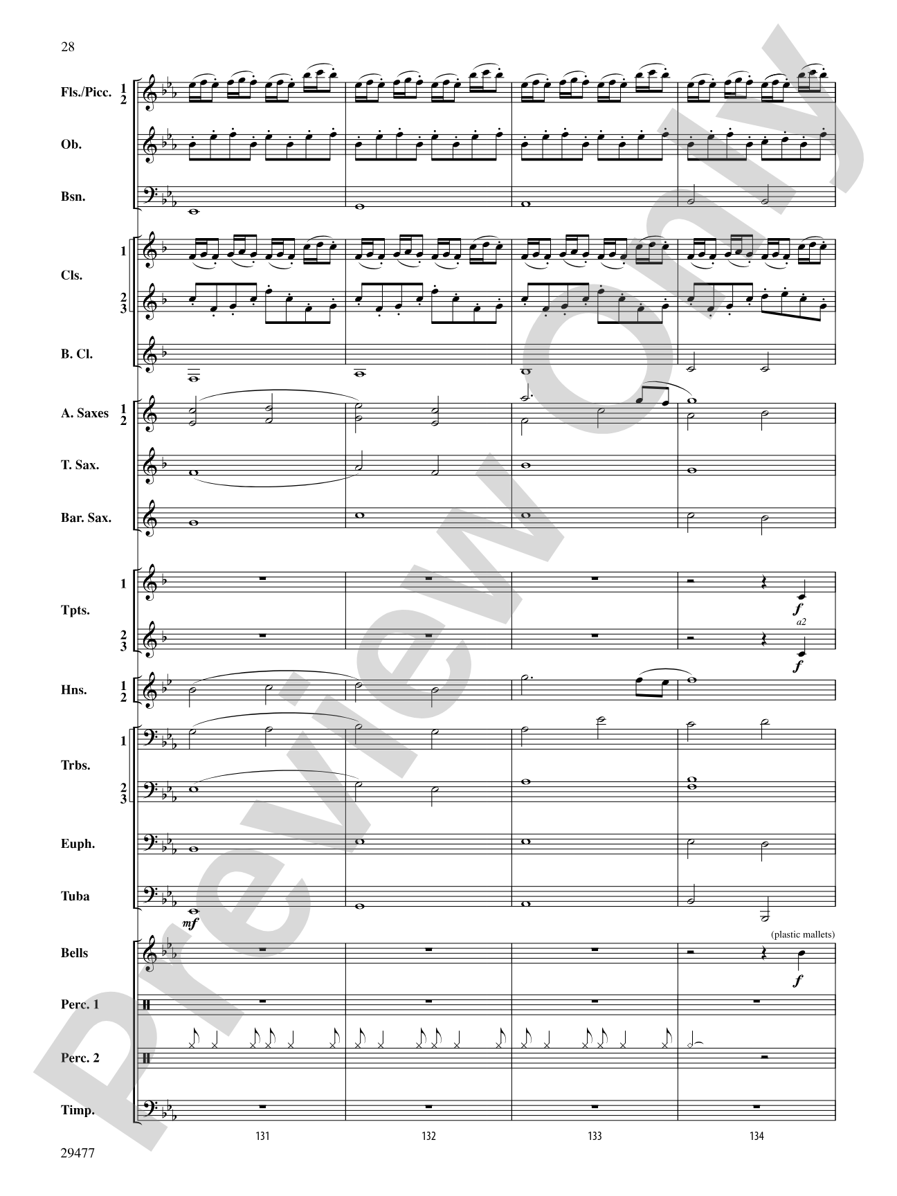 Flight of the Piasa: Concert Band Conductor Score & Parts