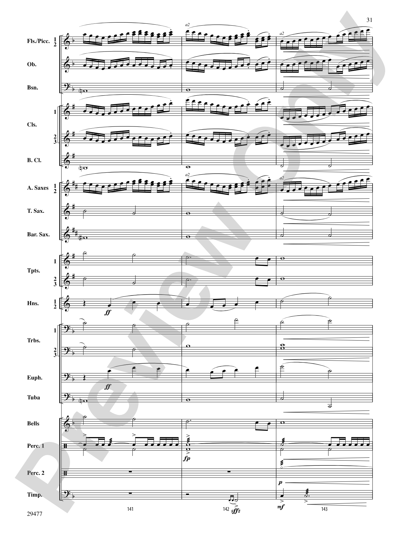 Flight of the Piasa: Concert Band Conductor Score & Parts