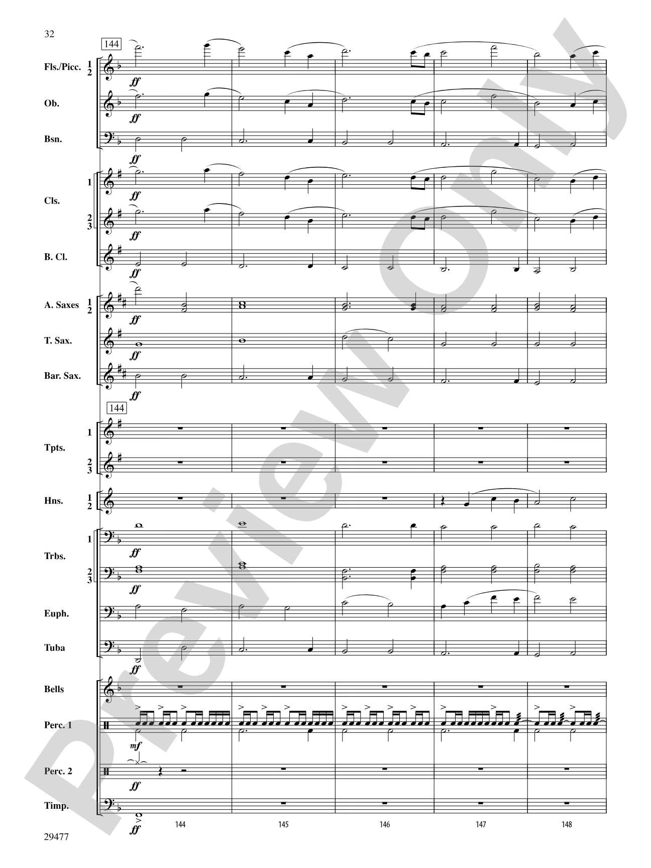 Flight of the Piasa: Concert Band Conductor Score & Parts