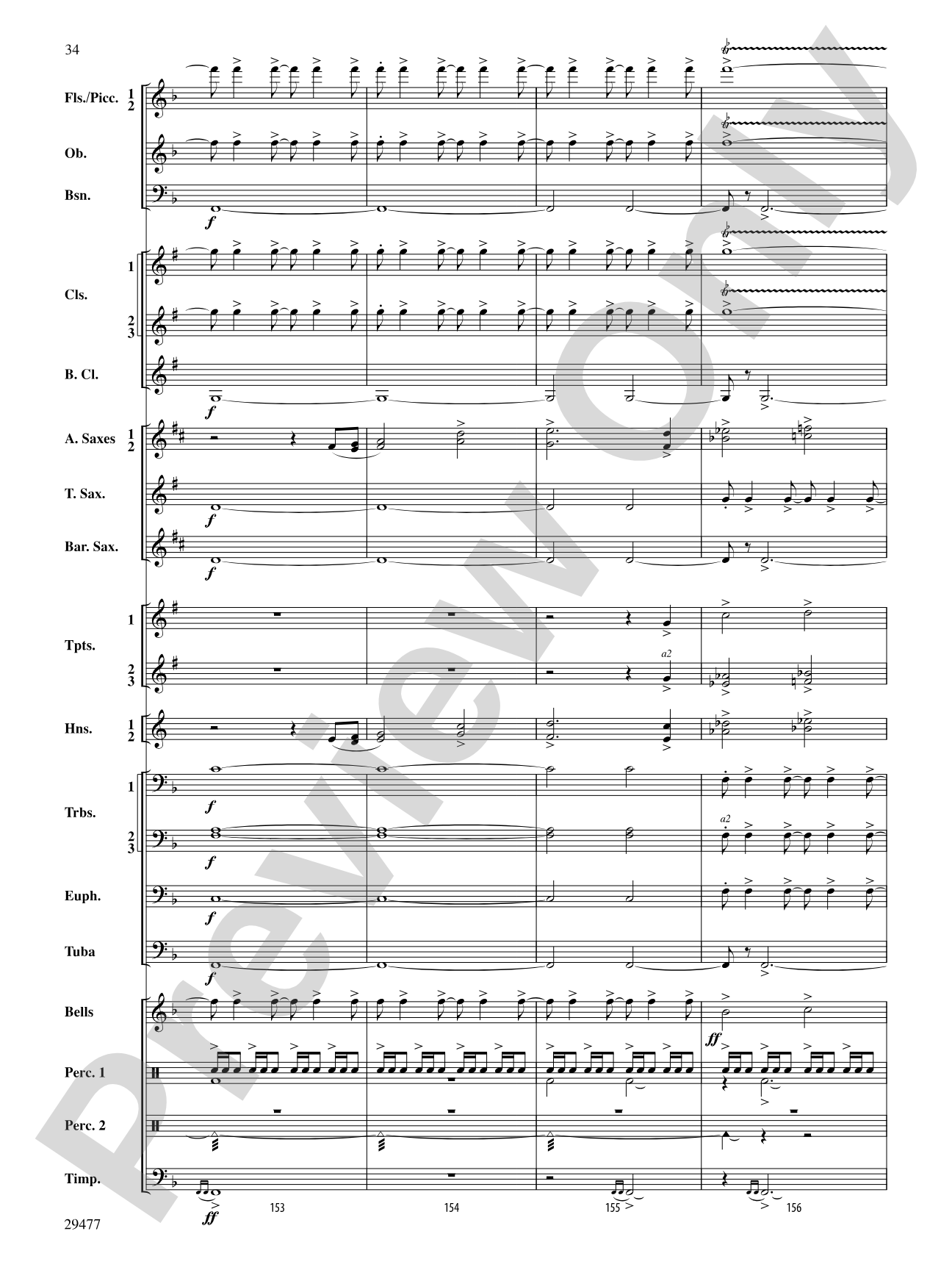 Flight of the Piasa: Concert Band Conductor Score & Parts