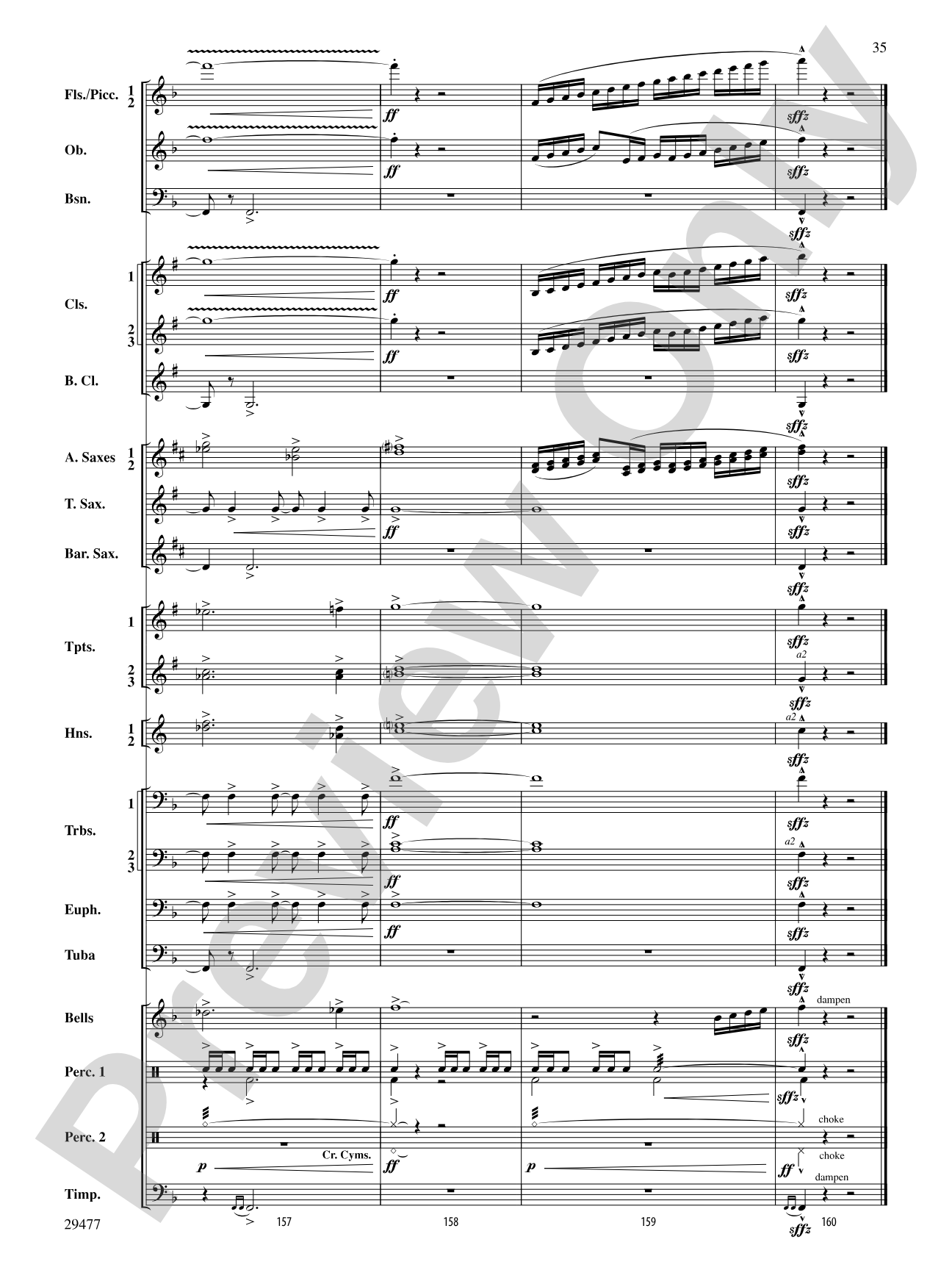 Flight of the Piasa: Concert Band Conductor Score & Parts