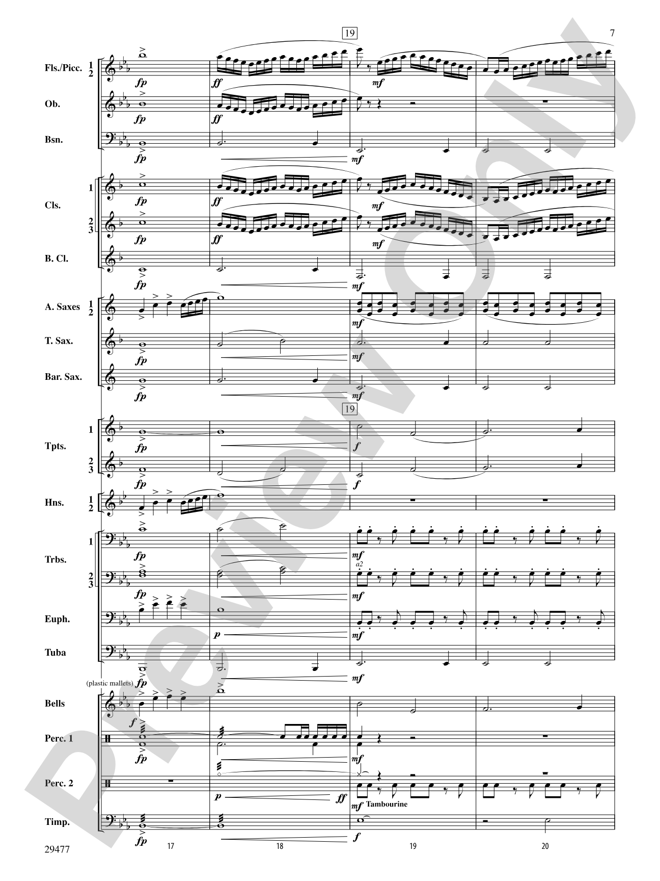 Flight of the Piasa: Concert Band Conductor Score & Parts