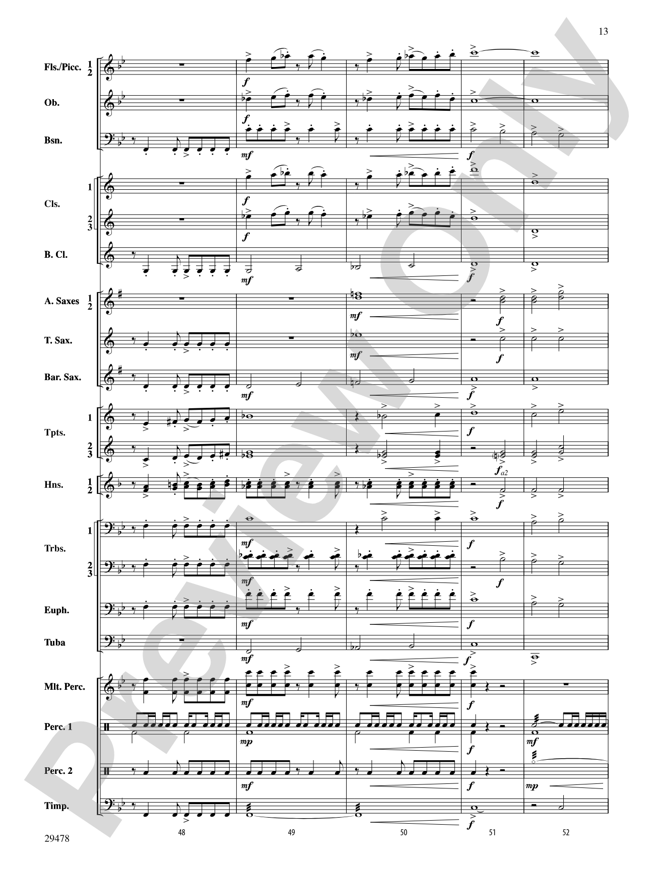 Three Georgian Vignettes: Concert Band Conductor Score & Parts