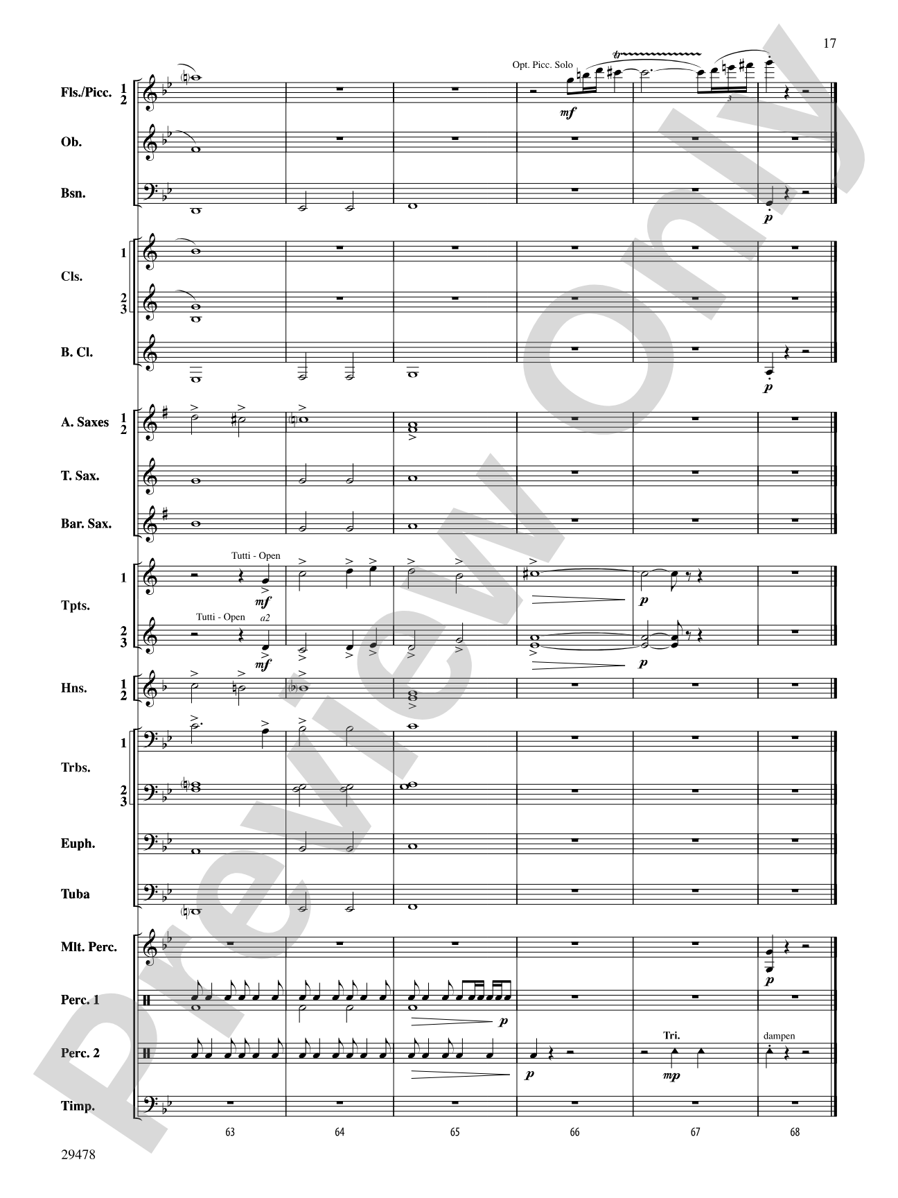 Three Georgian Vignettes: Concert Band Conductor Score & Parts