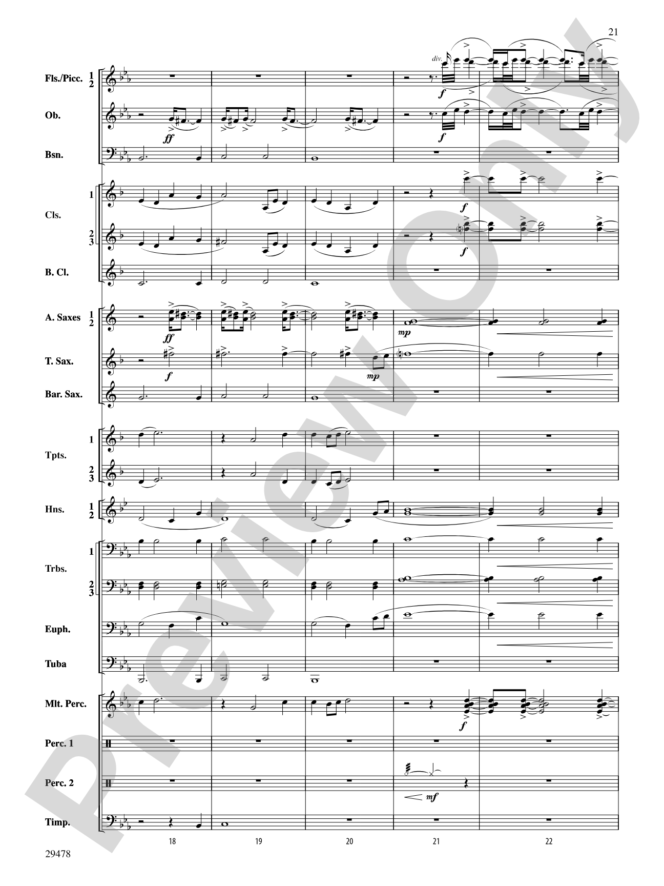 Three Georgian Vignettes: Concert Band Conductor Score & Parts