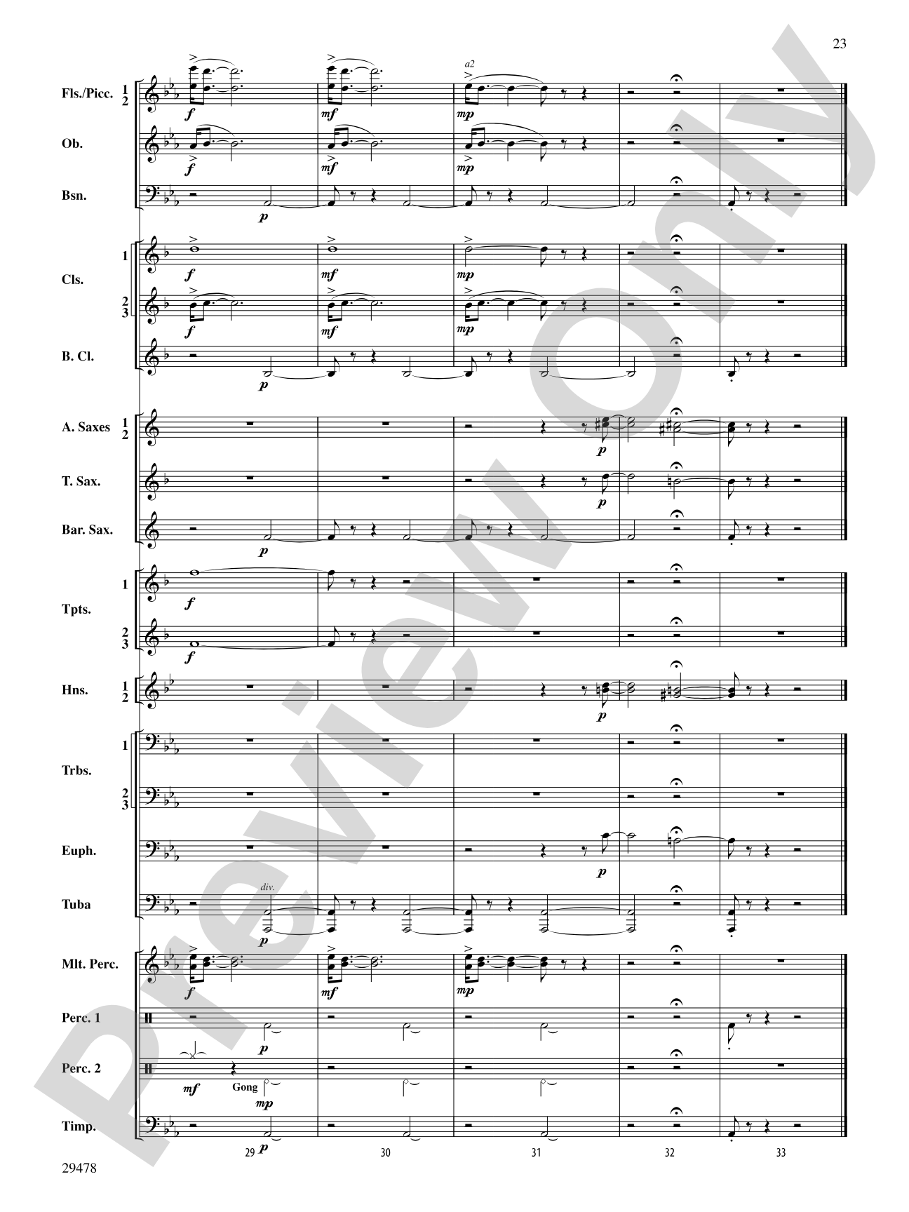Three Georgian Vignettes: Concert Band Conductor Score & Parts