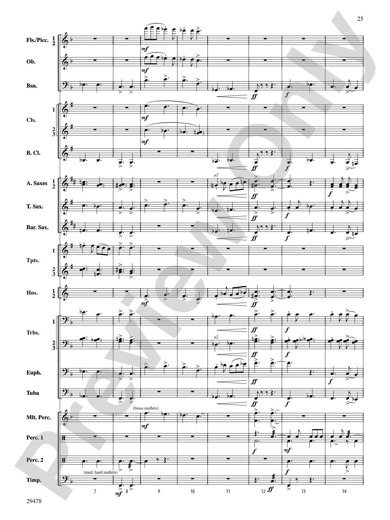 Three Georgian Vignettes: Concert Band Conductor Score & Parts