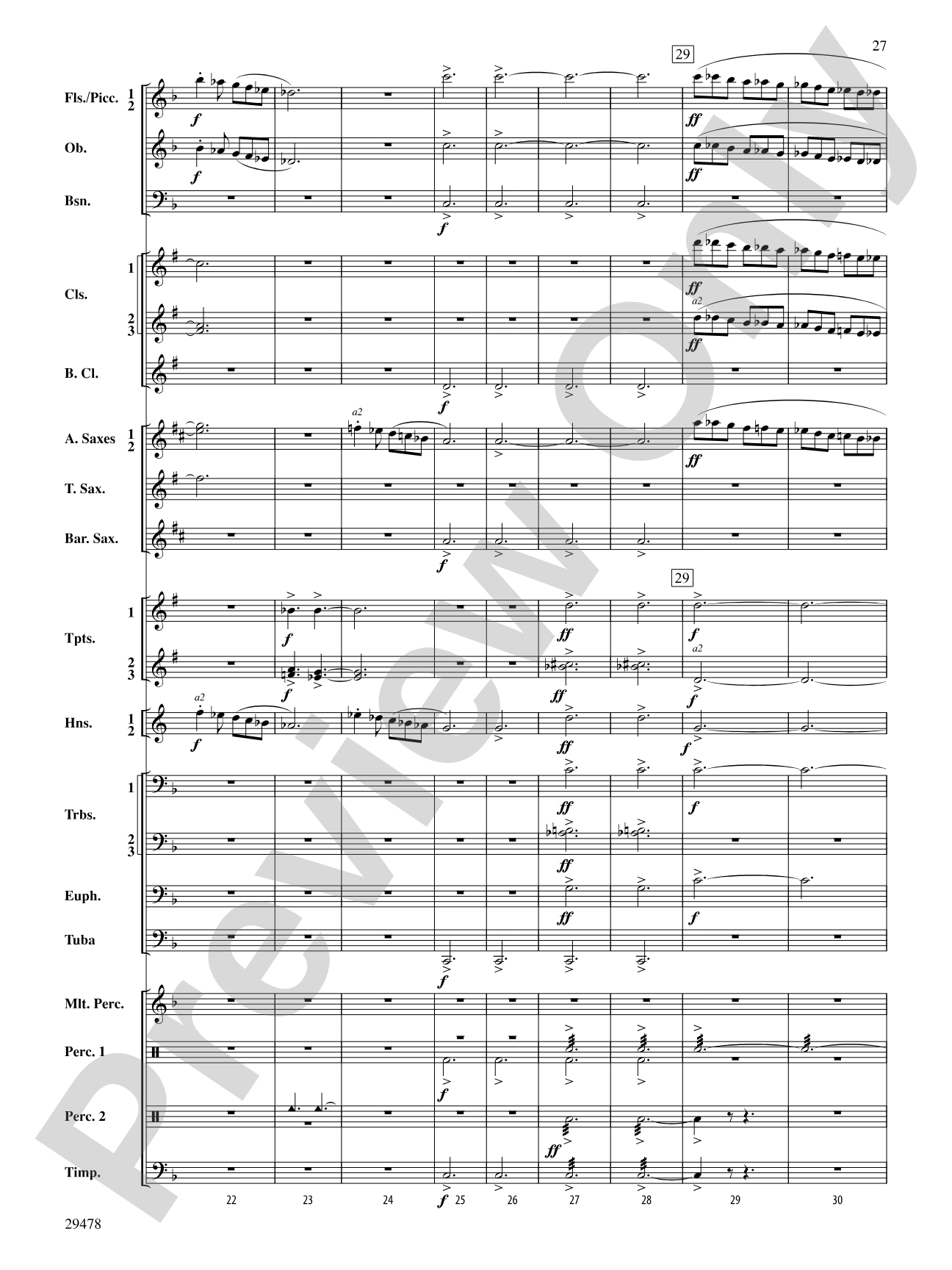 Three Georgian Vignettes: Concert Band Conductor Score & Parts