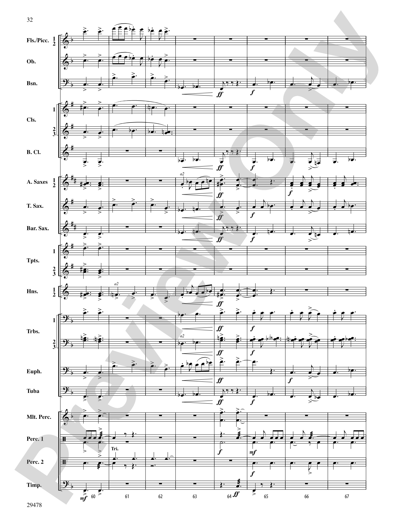 Three Georgian Vignettes: Concert Band Conductor Score & Parts