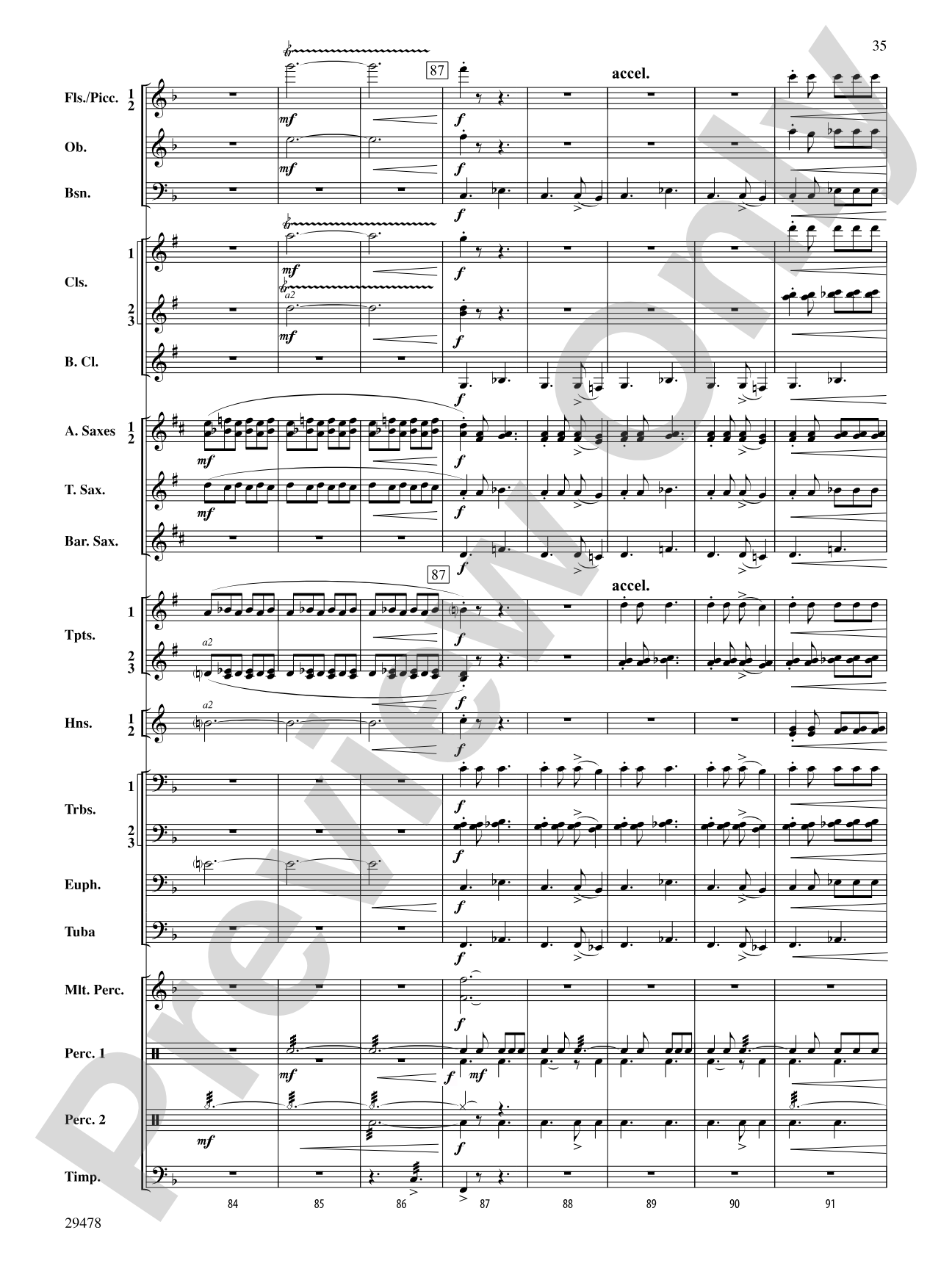 Three Georgian Vignettes: Concert Band Conductor Score & Parts