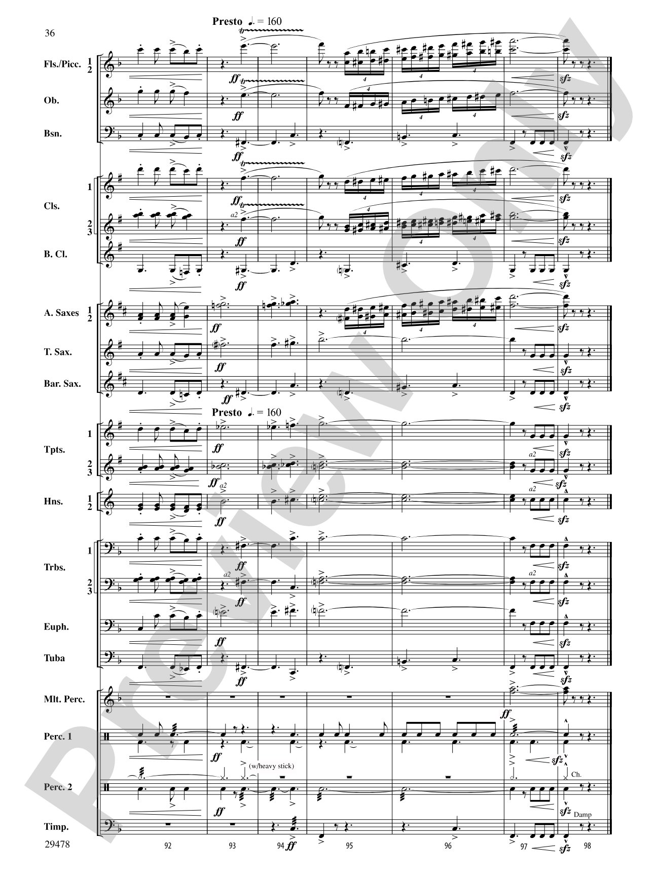 Three Georgian Vignettes: Concert Band Conductor Score & Parts