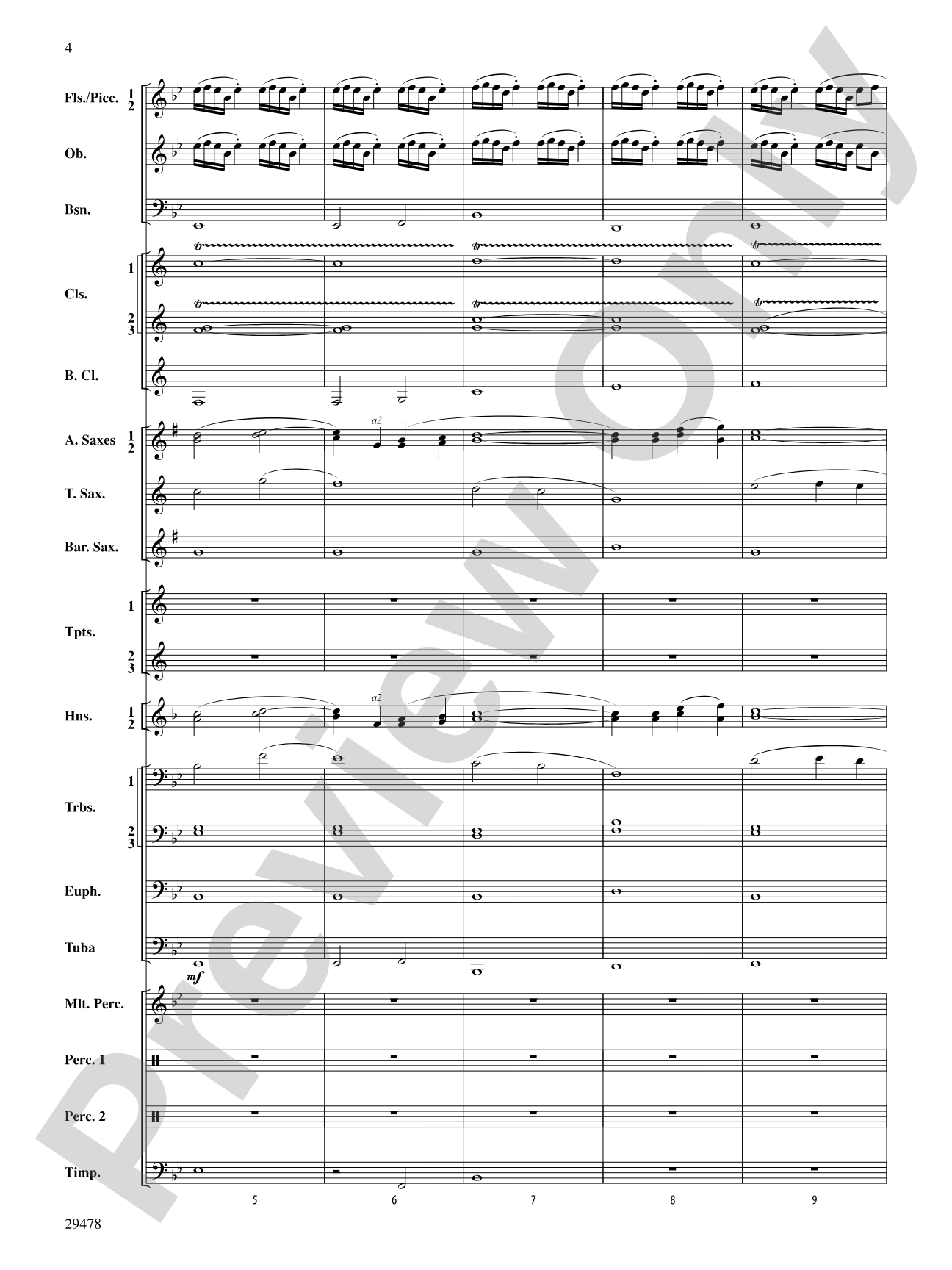 Three Georgian Vignettes: Concert Band Conductor Score & Parts