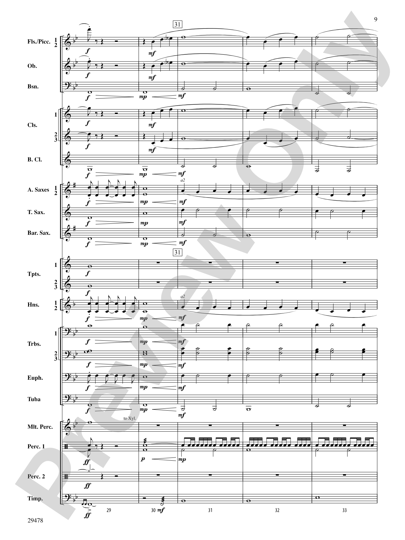 Three Georgian Vignettes: Concert Band Conductor Score & Parts