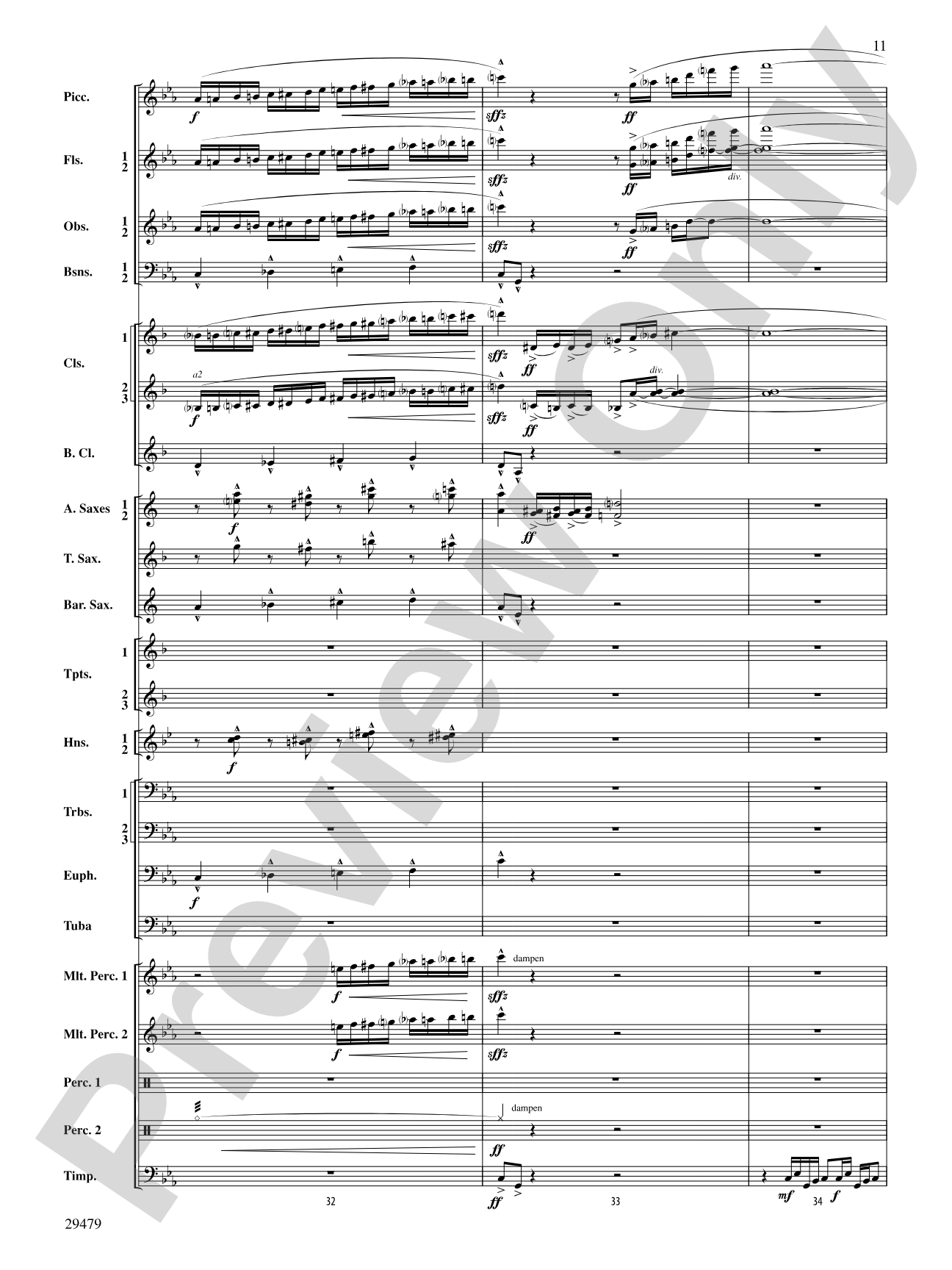 Art in the Park: Concert Band Conductor Score & Parts