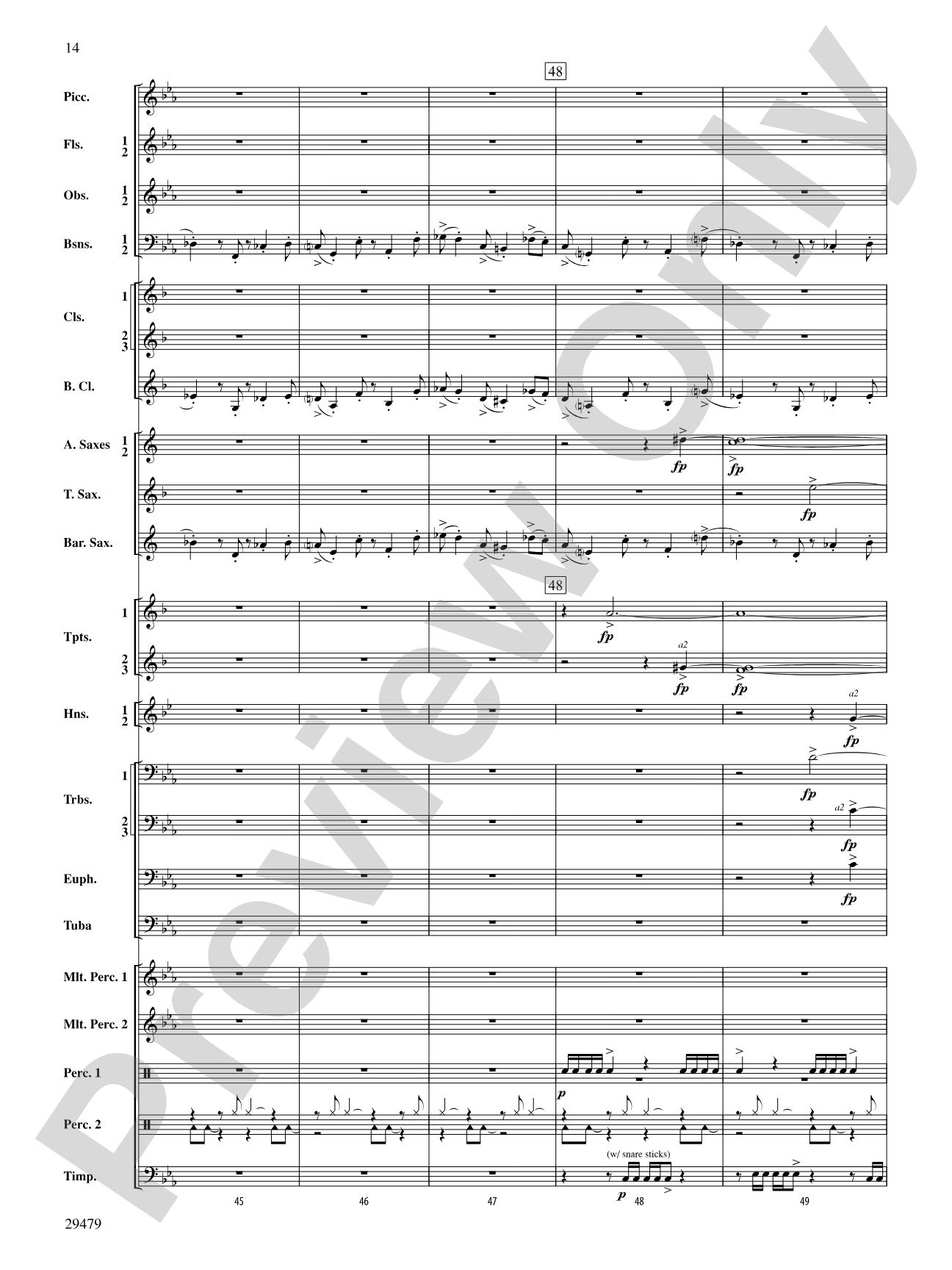 Art in the Park: Concert Band Conductor Score & Parts