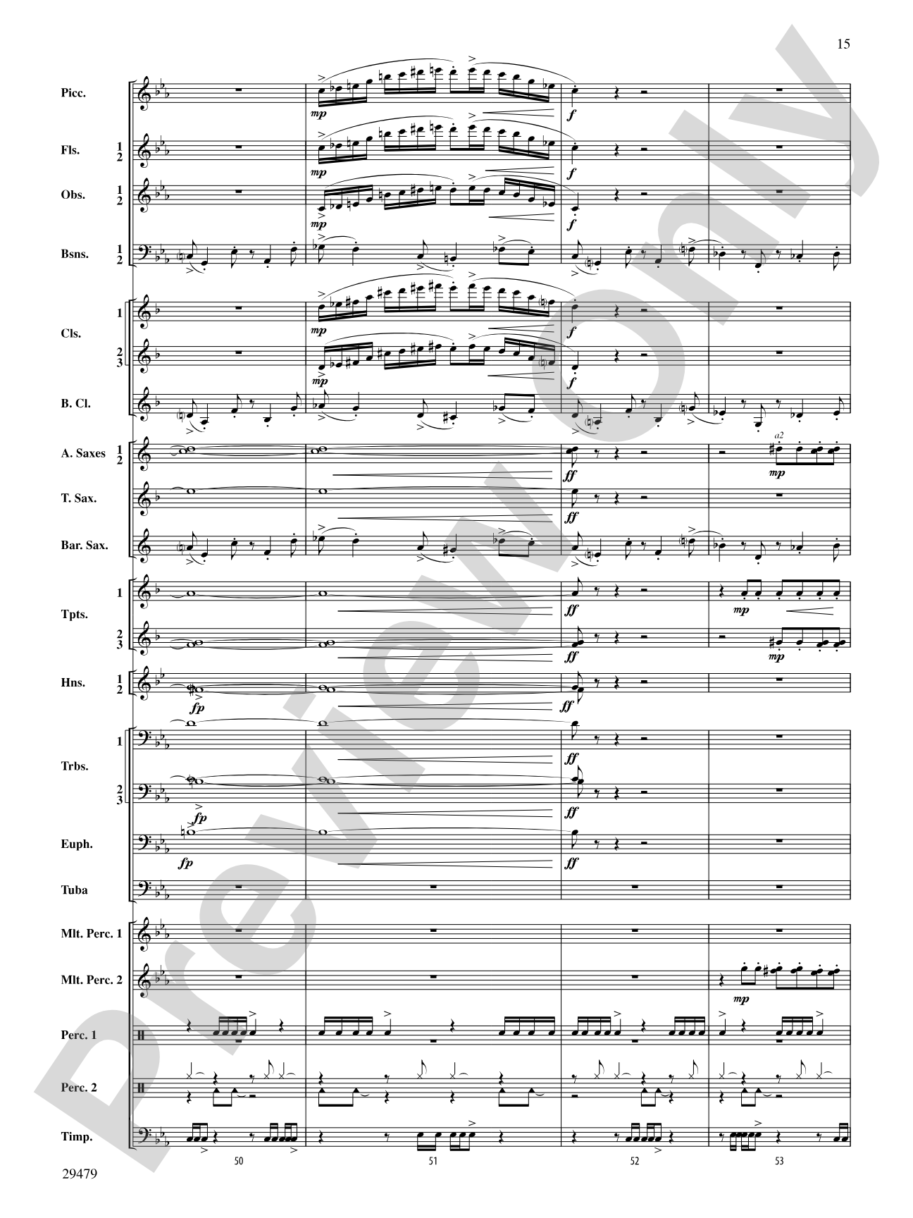 Art in the Park: Concert Band Conductor Score & Parts