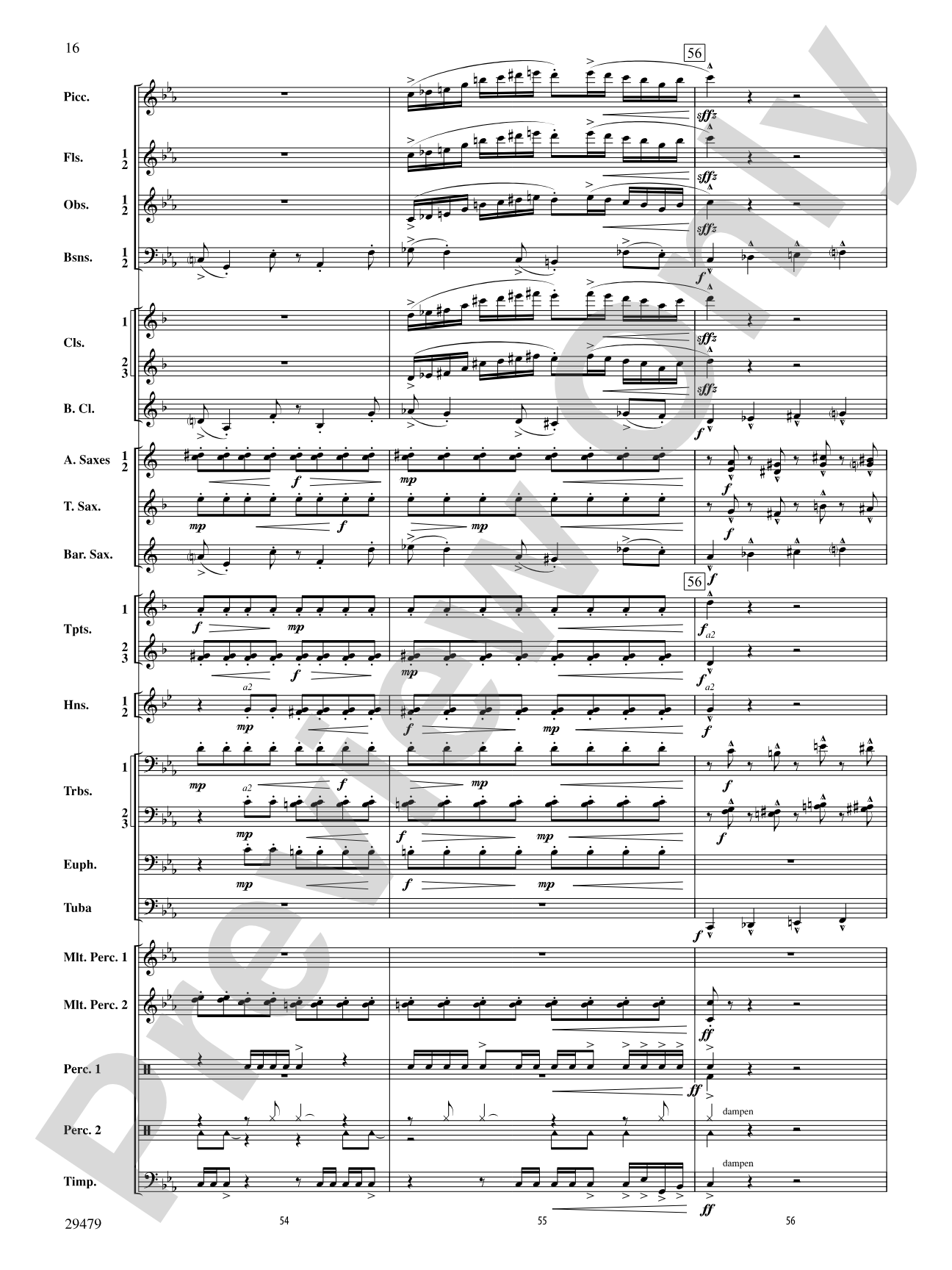 Art in the Park: Concert Band Conductor Score & Parts