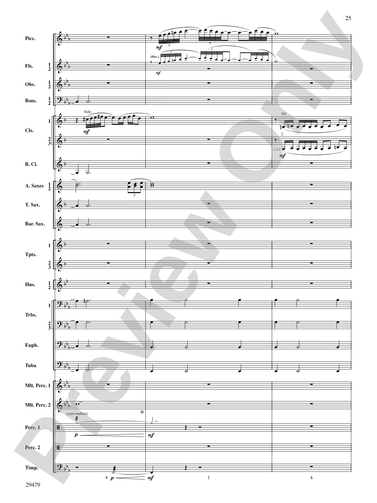 Art in the Park: Concert Band Conductor Score & Parts