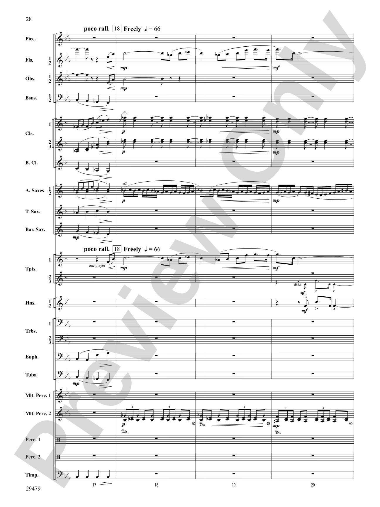Art in the Park: Concert Band Conductor Score & Parts