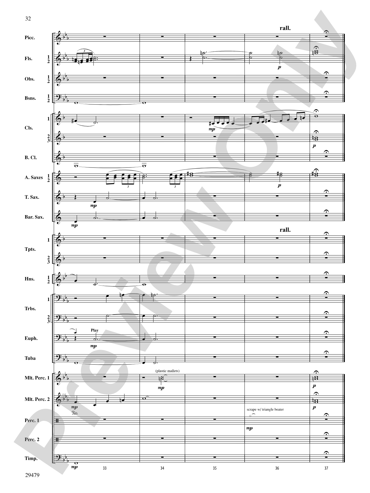 Art in the Park: Concert Band Conductor Score & Parts