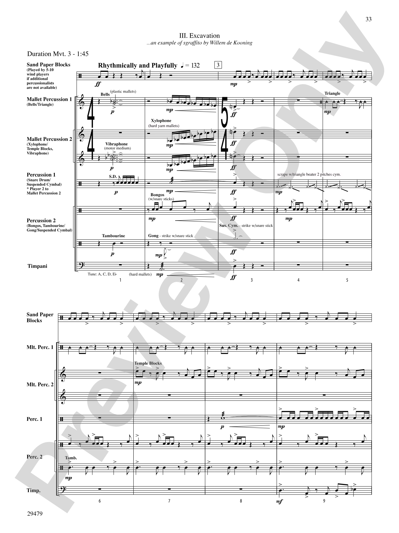 Art in the Park: Concert Band Conductor Score & Parts