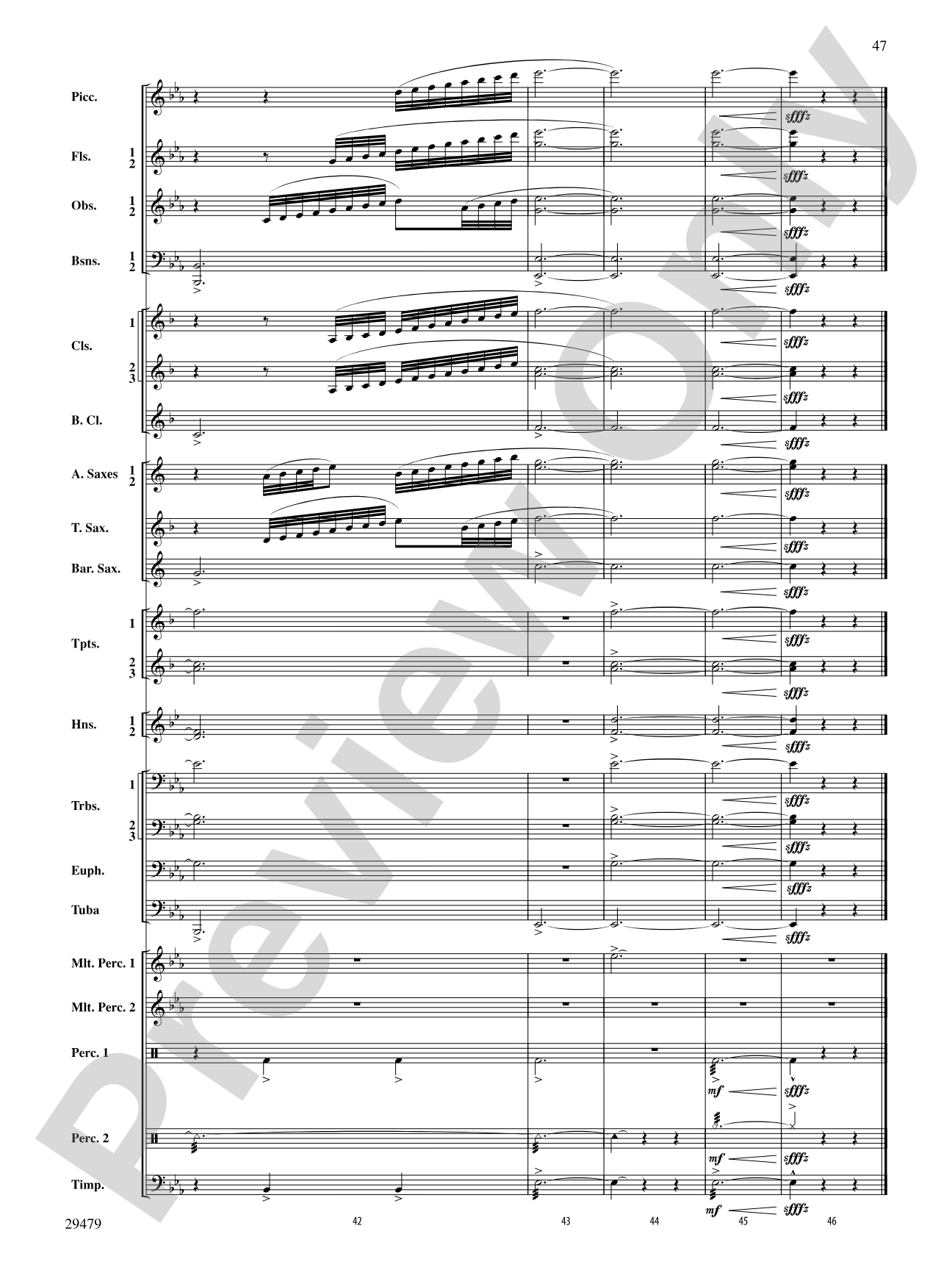 Art in the Park: Concert Band Conductor Score & Parts