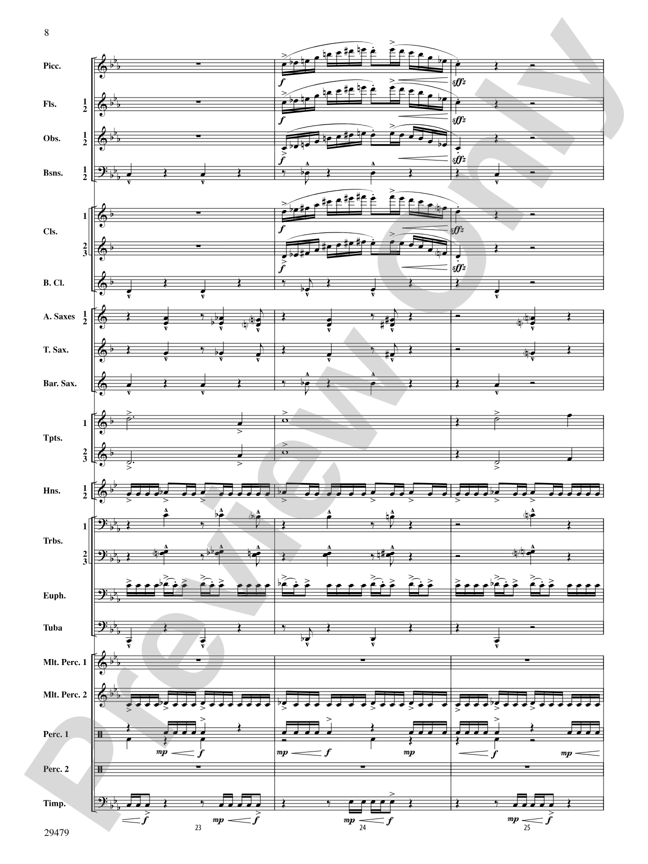Art in the Park: Concert Band Conductor Score & Parts
