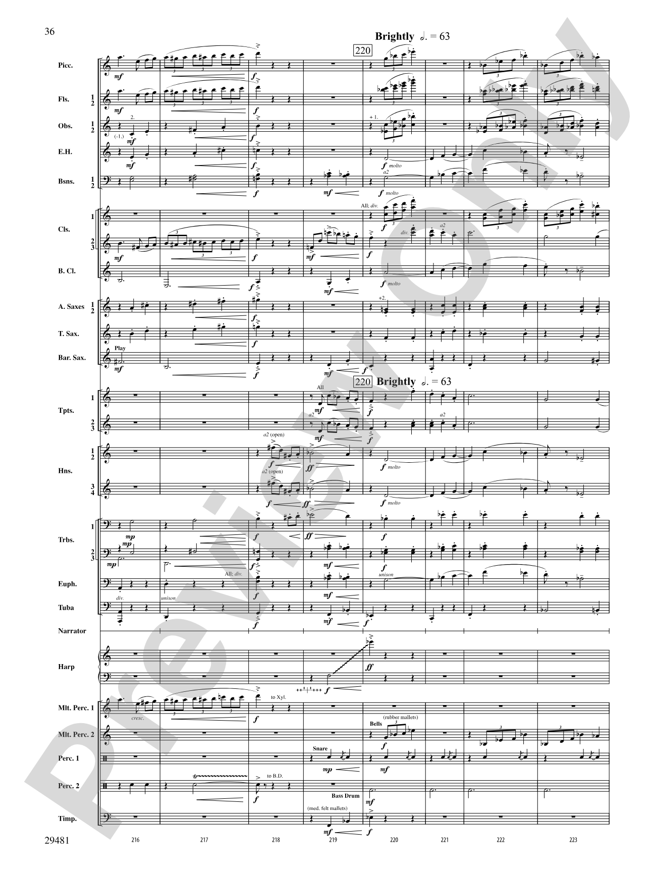 Casey at the Bat: Concert Band Conductor Score & Parts